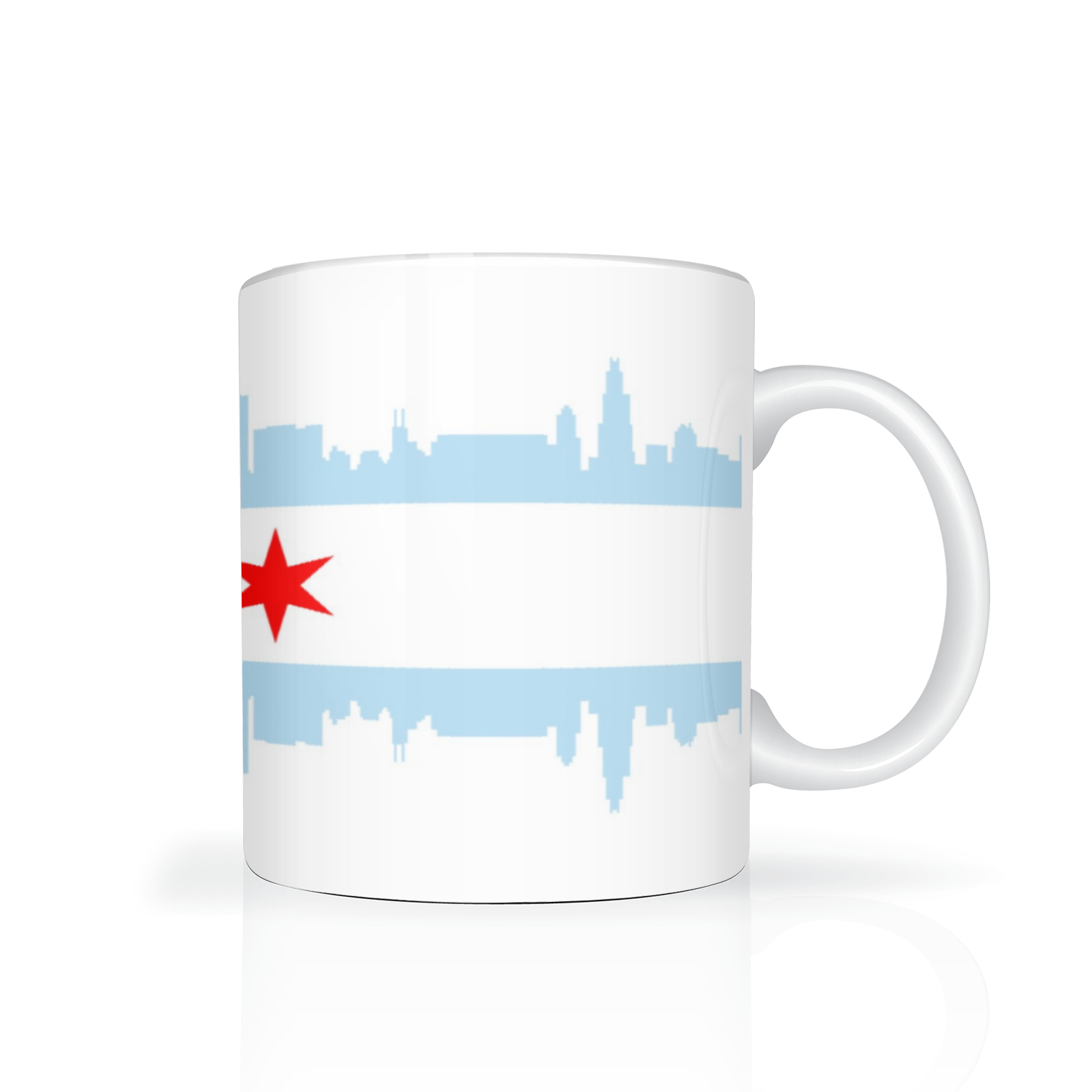 Chicago Skyline 11oz Flag Mug