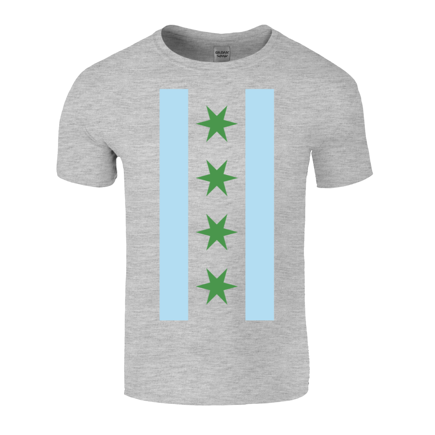 Chicago Flag St Patty’s Vertical T-Shirt