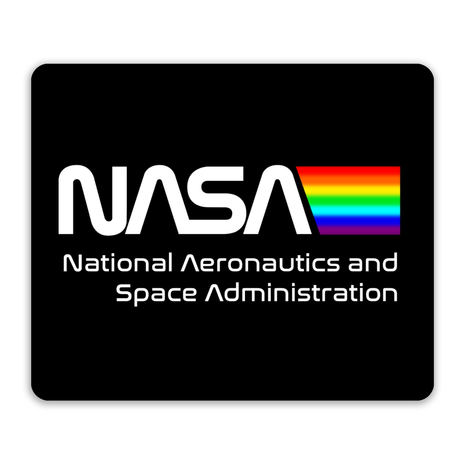 NASA Space Logo Mouse Pad