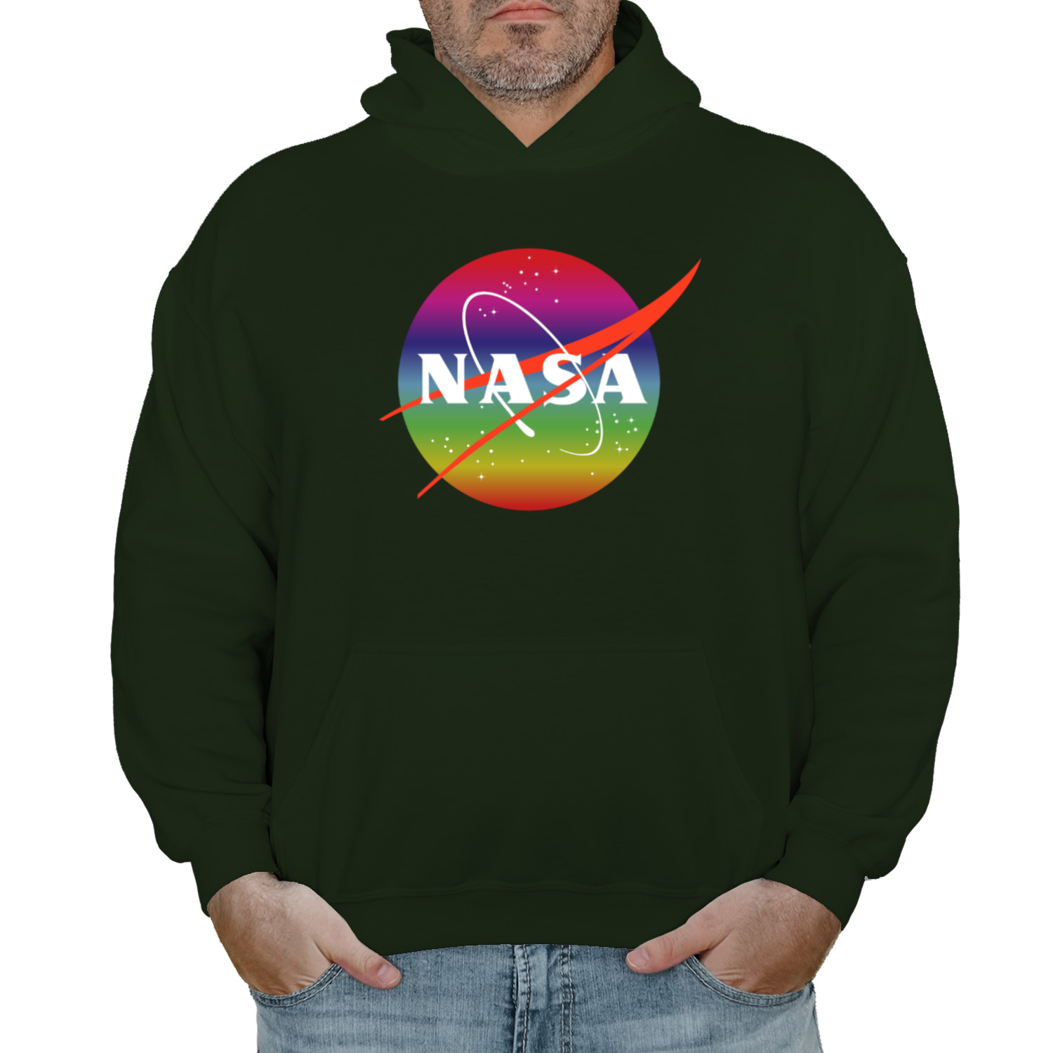 Nasa colorful hoodie sale