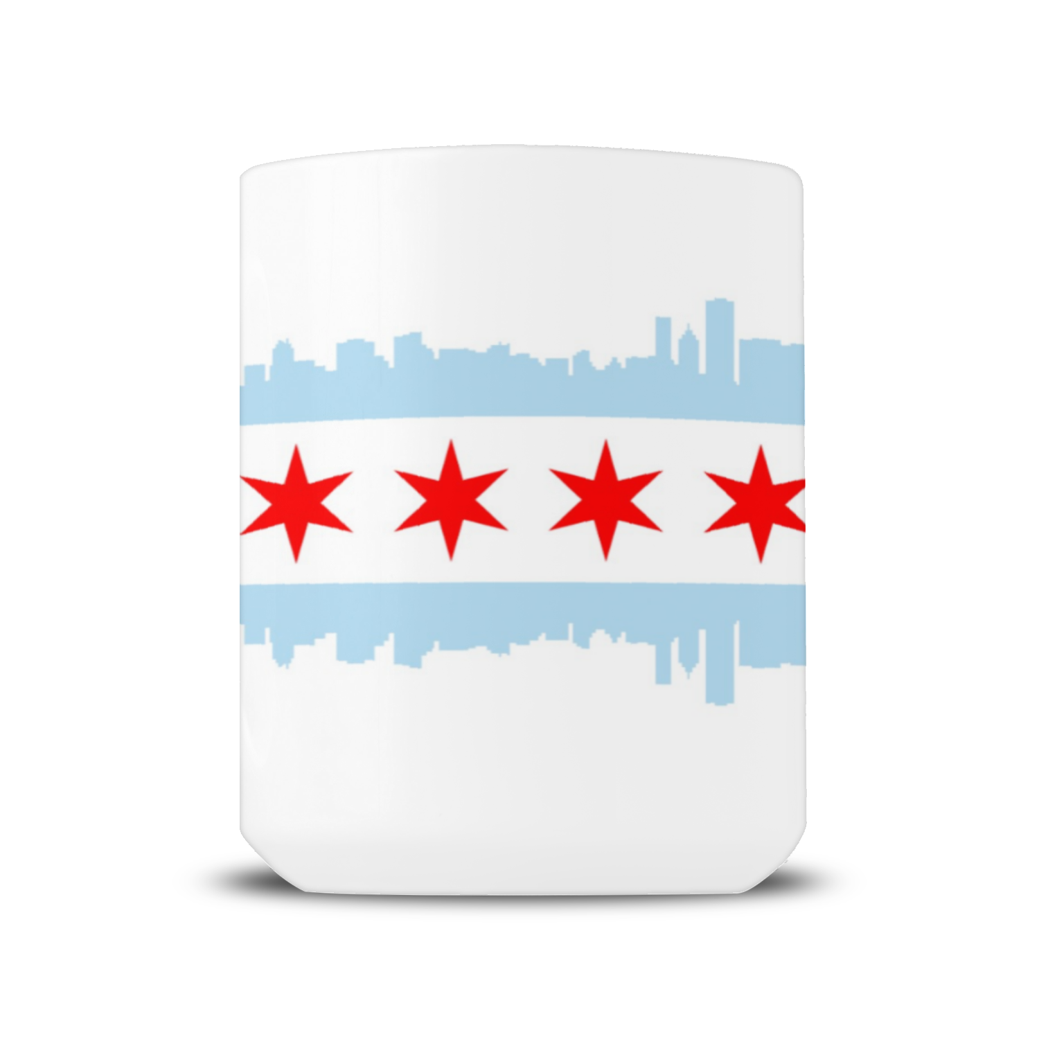 Chicago Skyline Flag 15oz Mug