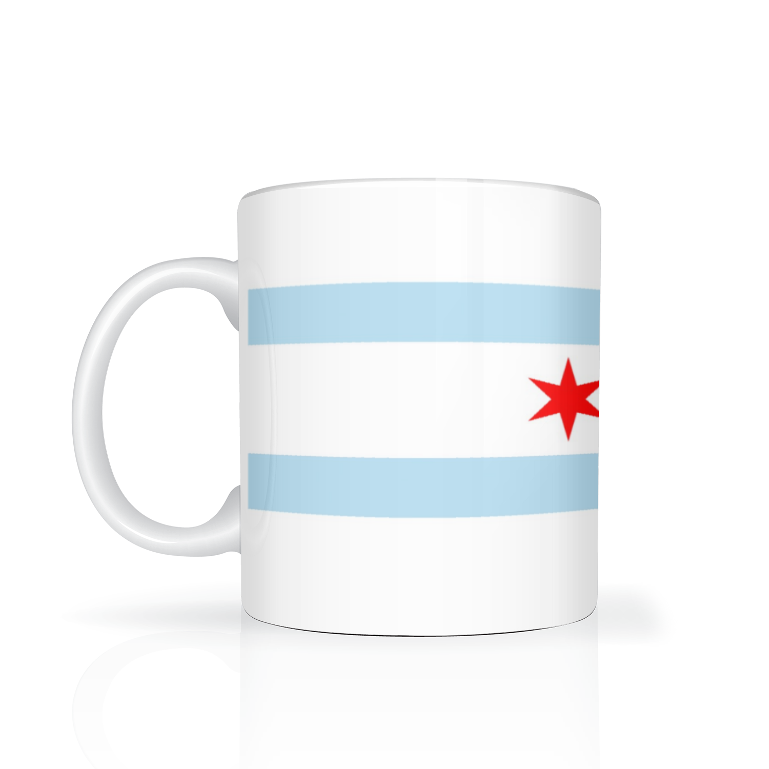 Chicago Flag 2 Tone 11oz Mug