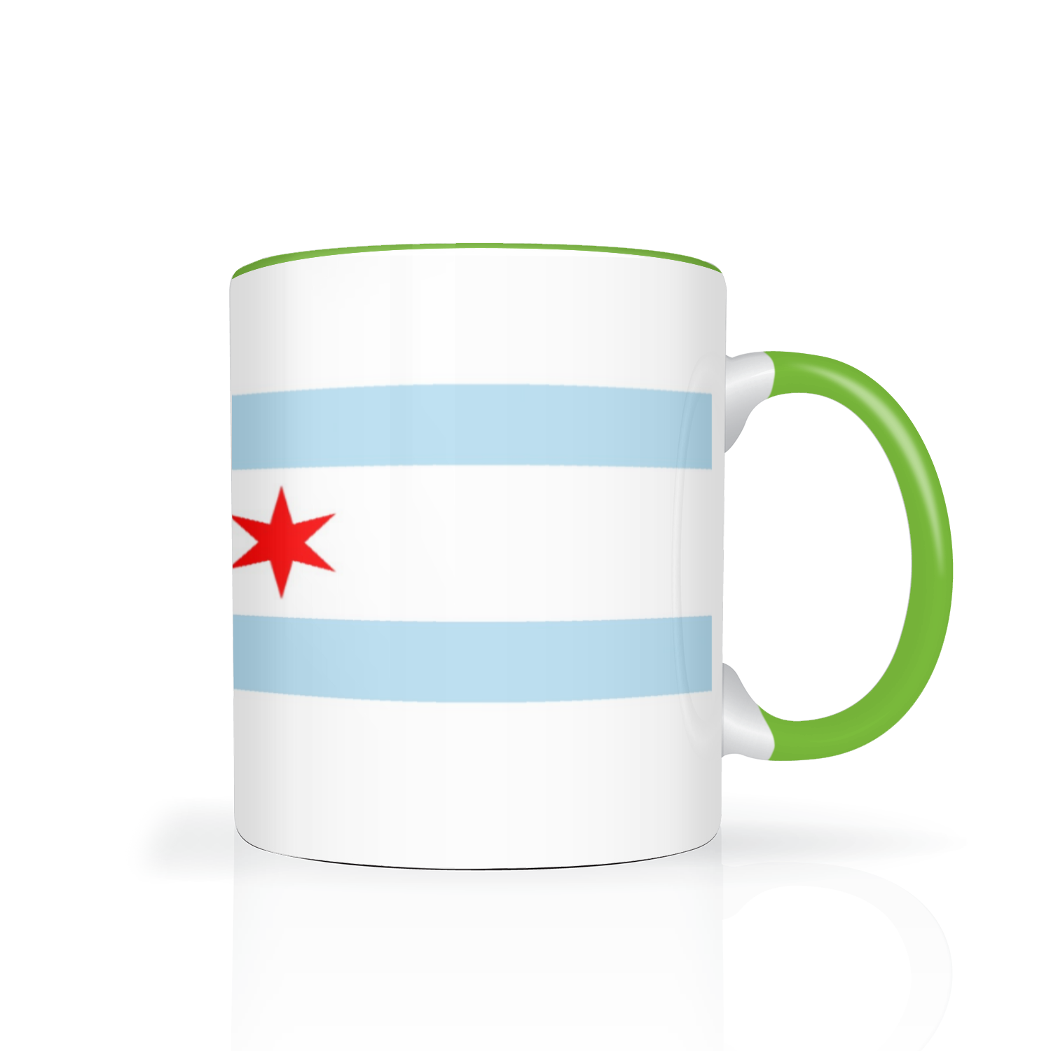 Chicago Flag 2 Tone 11oz Mug
