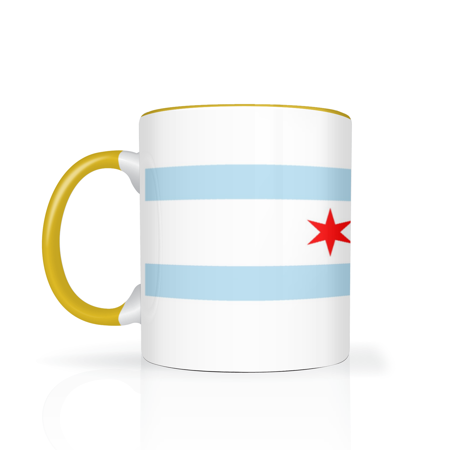 Chicago Flag 2 Tone 11oz Mug