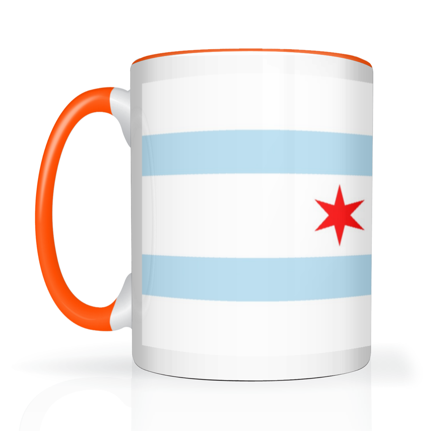 Chicago Flag 2 Tone 15oz Mug