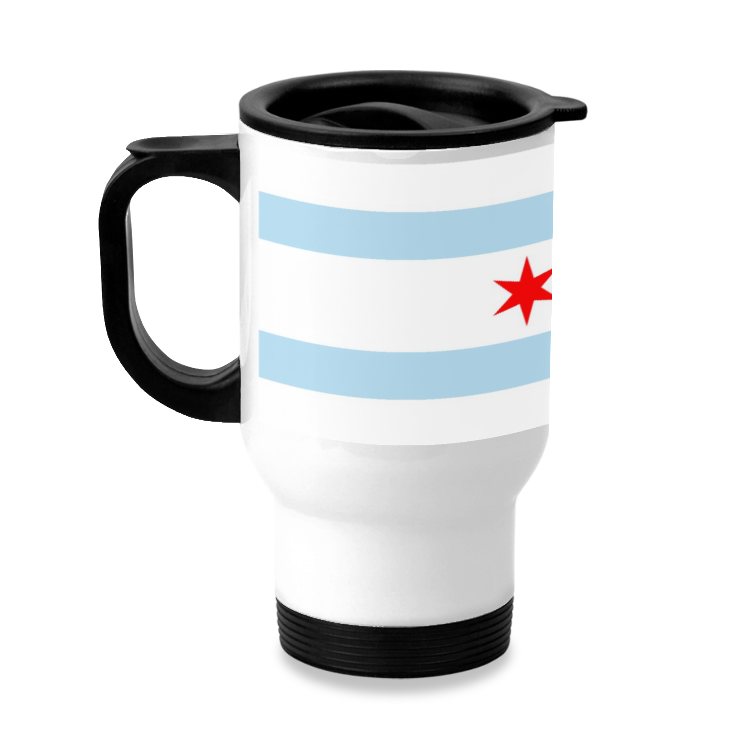 Chicago Flag Travel Mug