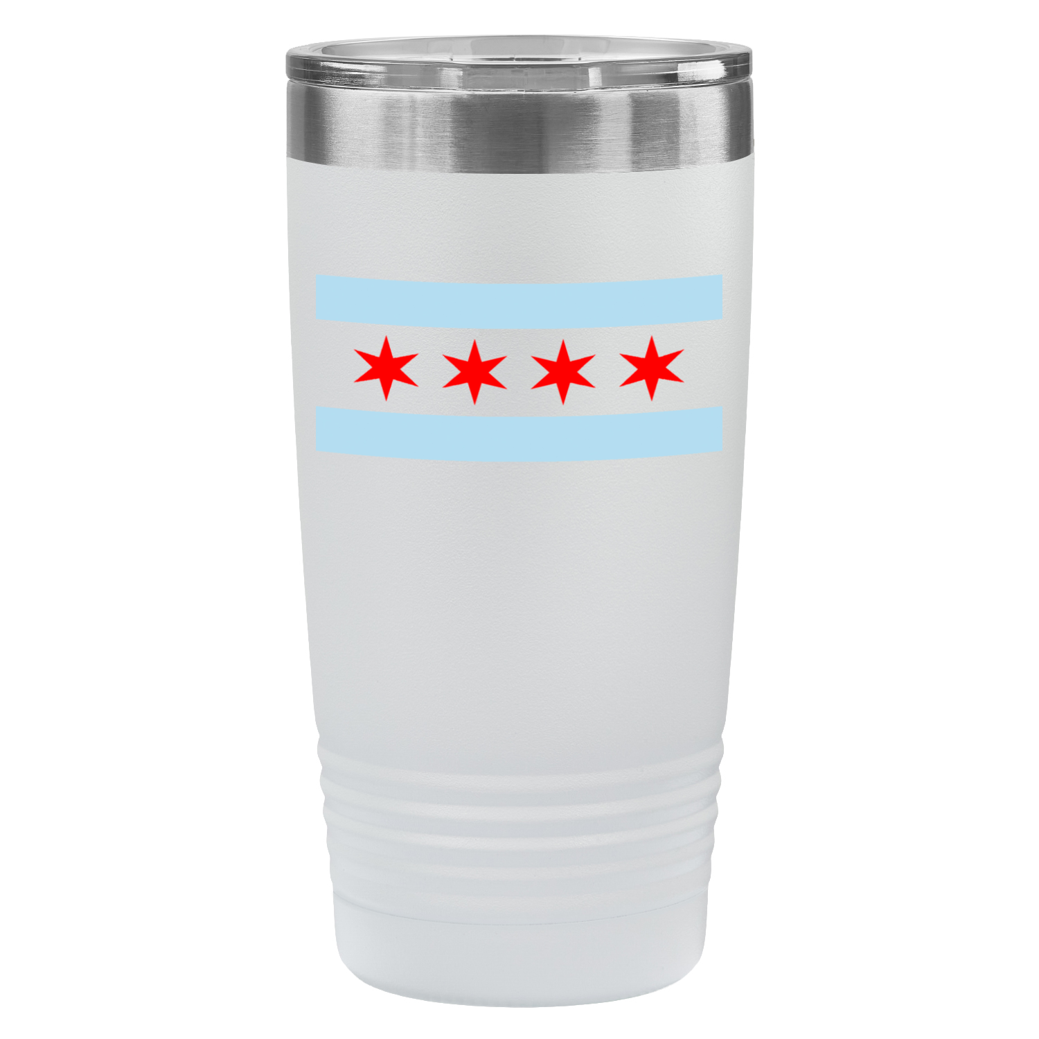 Chicago Flag 20oz UV Tumbler