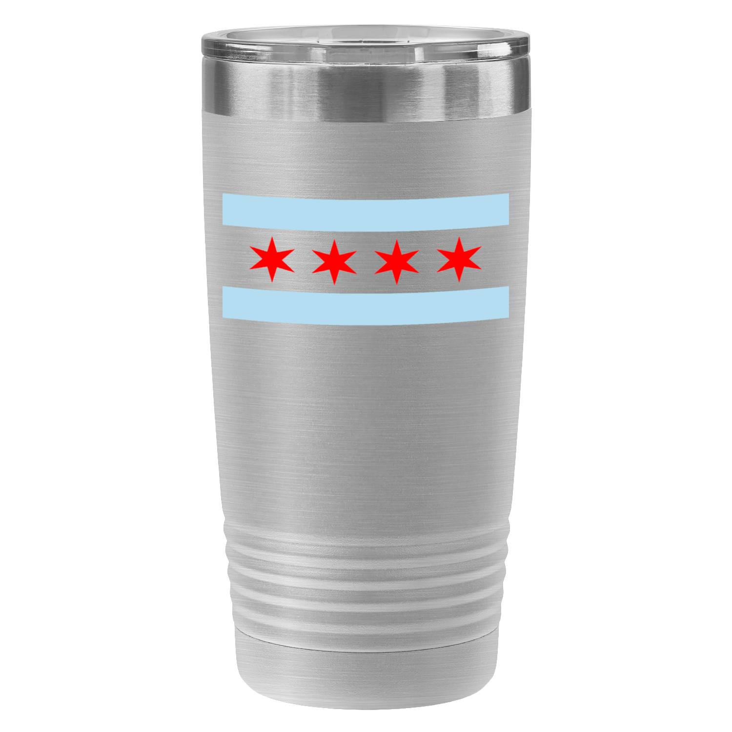 Chicago Flag 20oz UV Tumbler