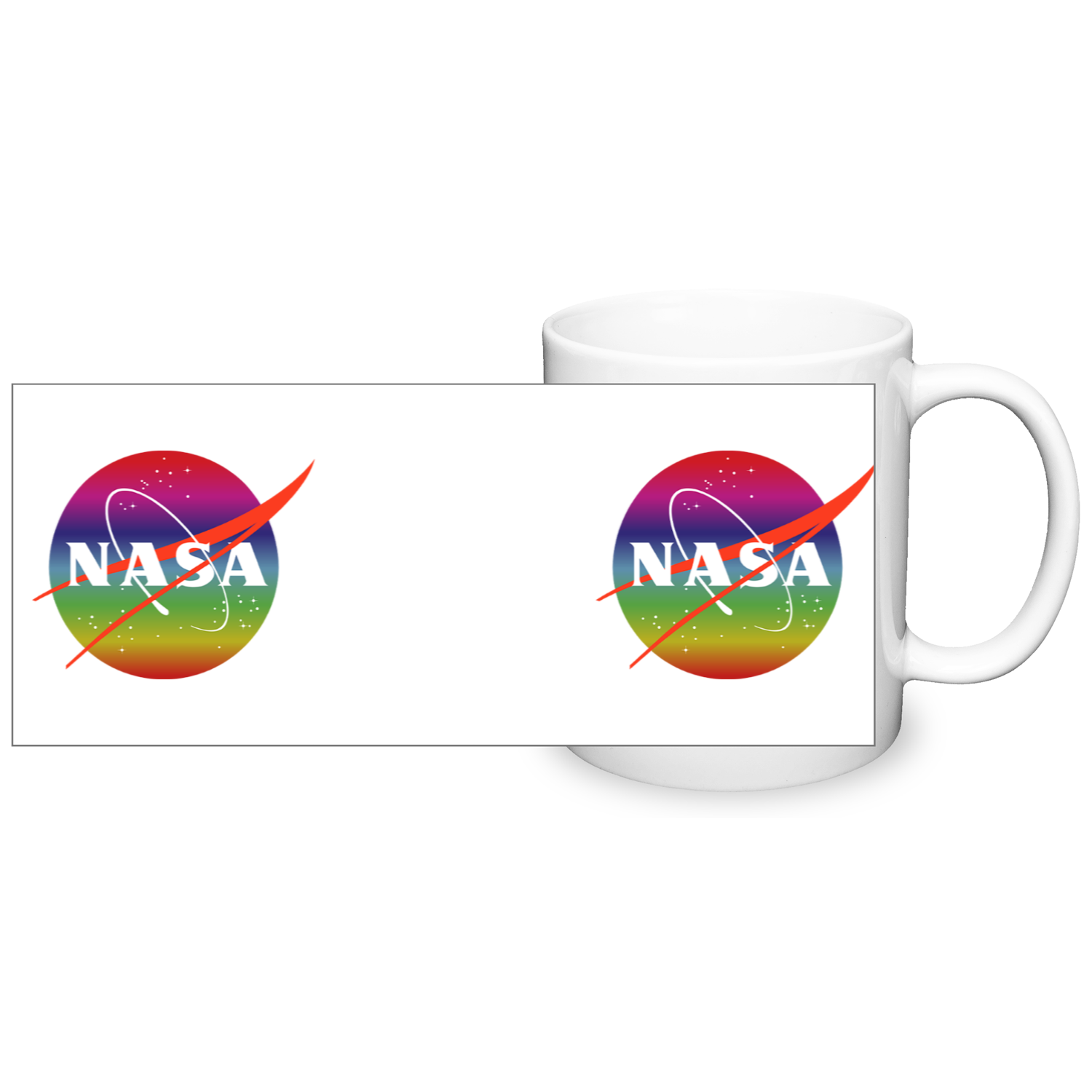NASA Rainbow Logo 11oz Mug