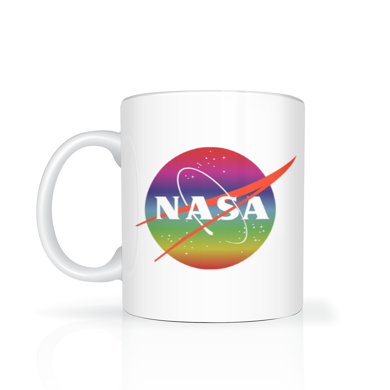 NASA Rainbow Logo 11oz Mug