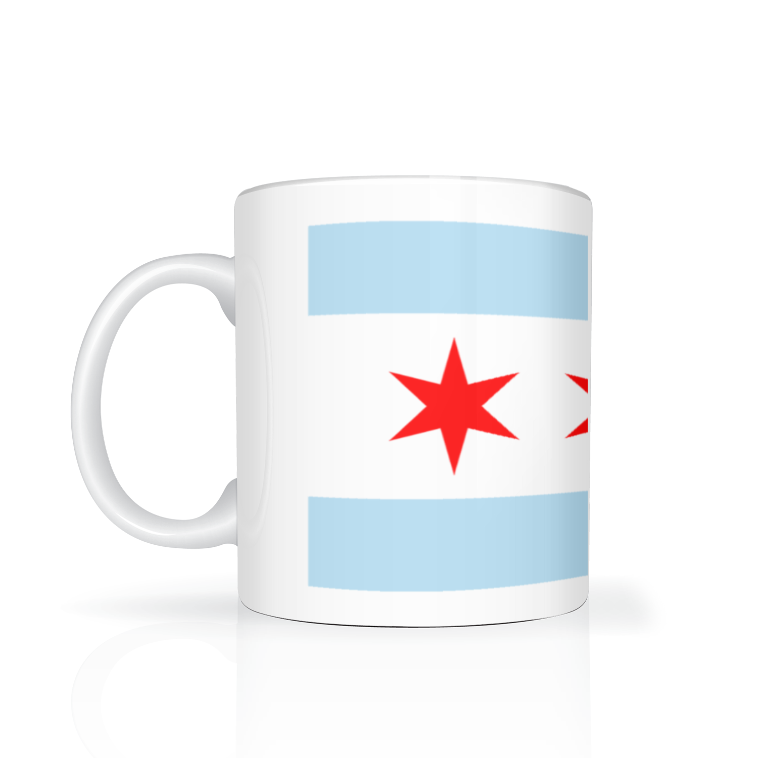 Chicago Flag Single Pot Leaf 11oz Mug