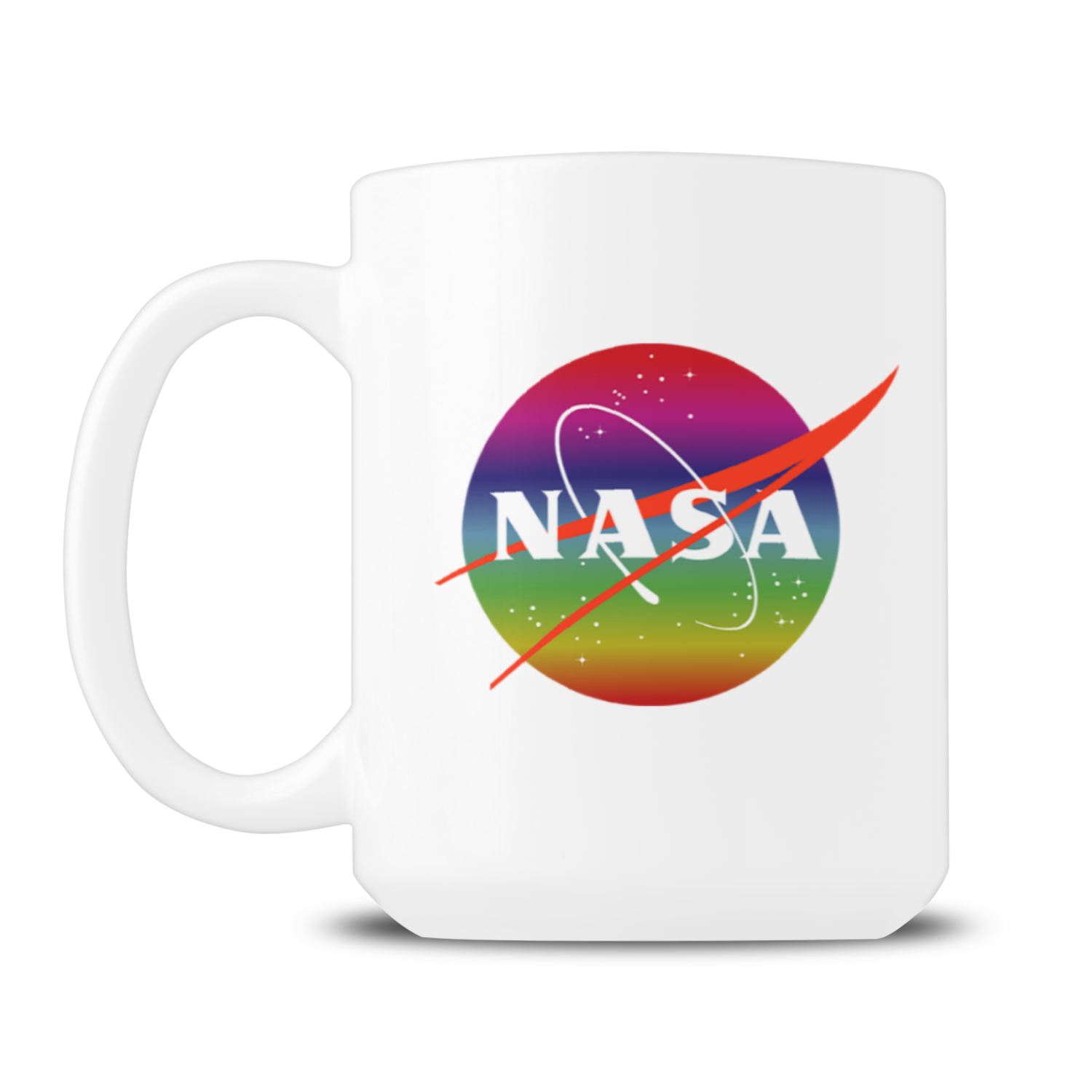 NASA Rainbow Logo 15oz Mug