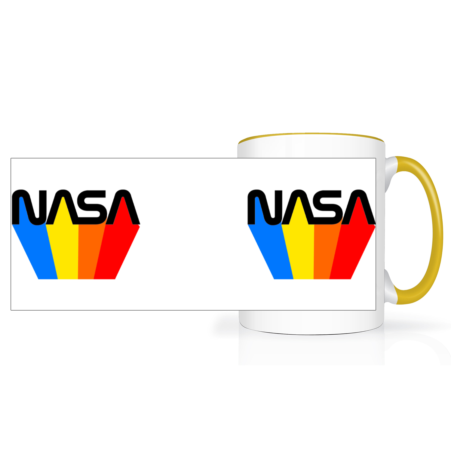 NASA 80’s Retro 2 Tone 15oz Mug