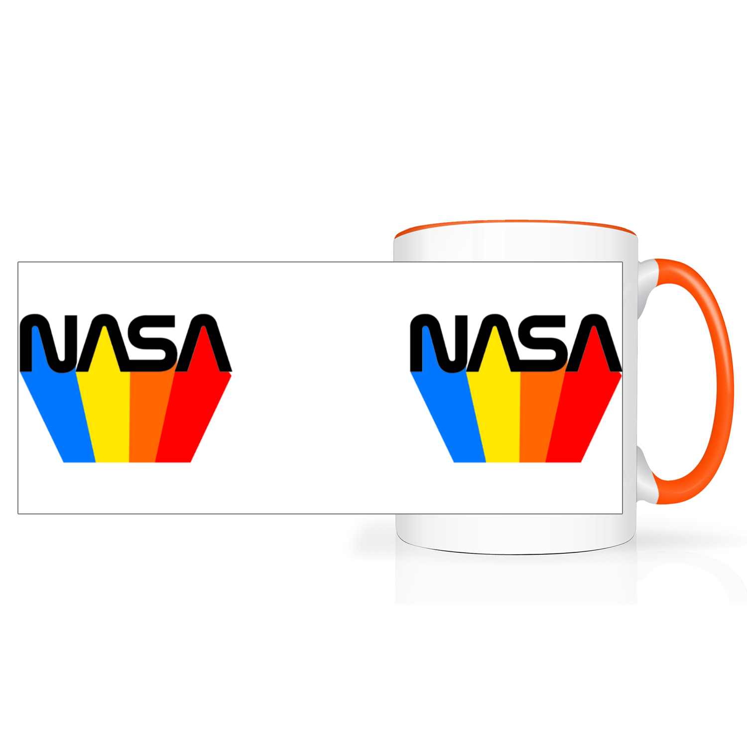 NASA 80’s Retro 2 Tone 15oz Mug