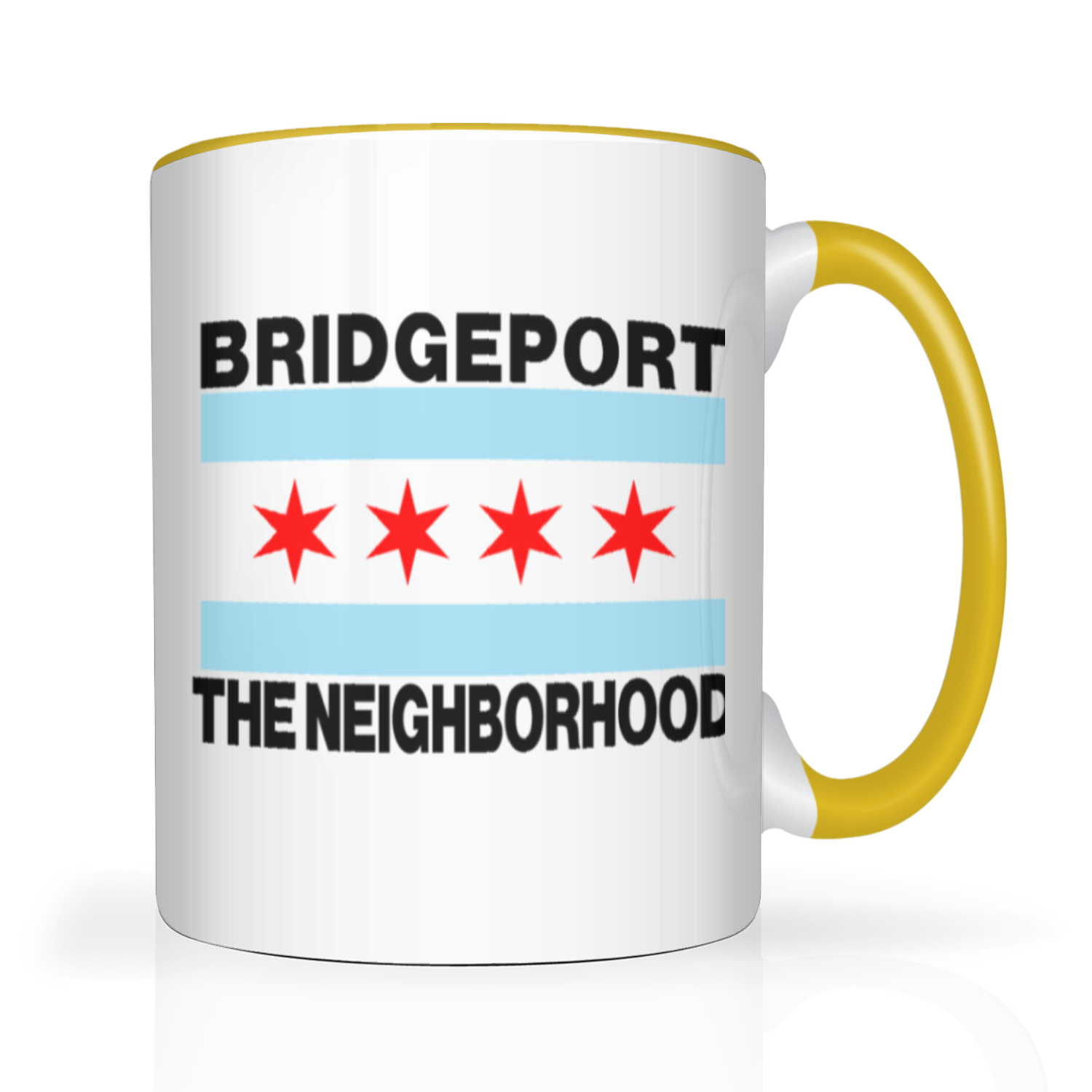 Chicago Flag Bridgeport 2 Tone 15oz Mug