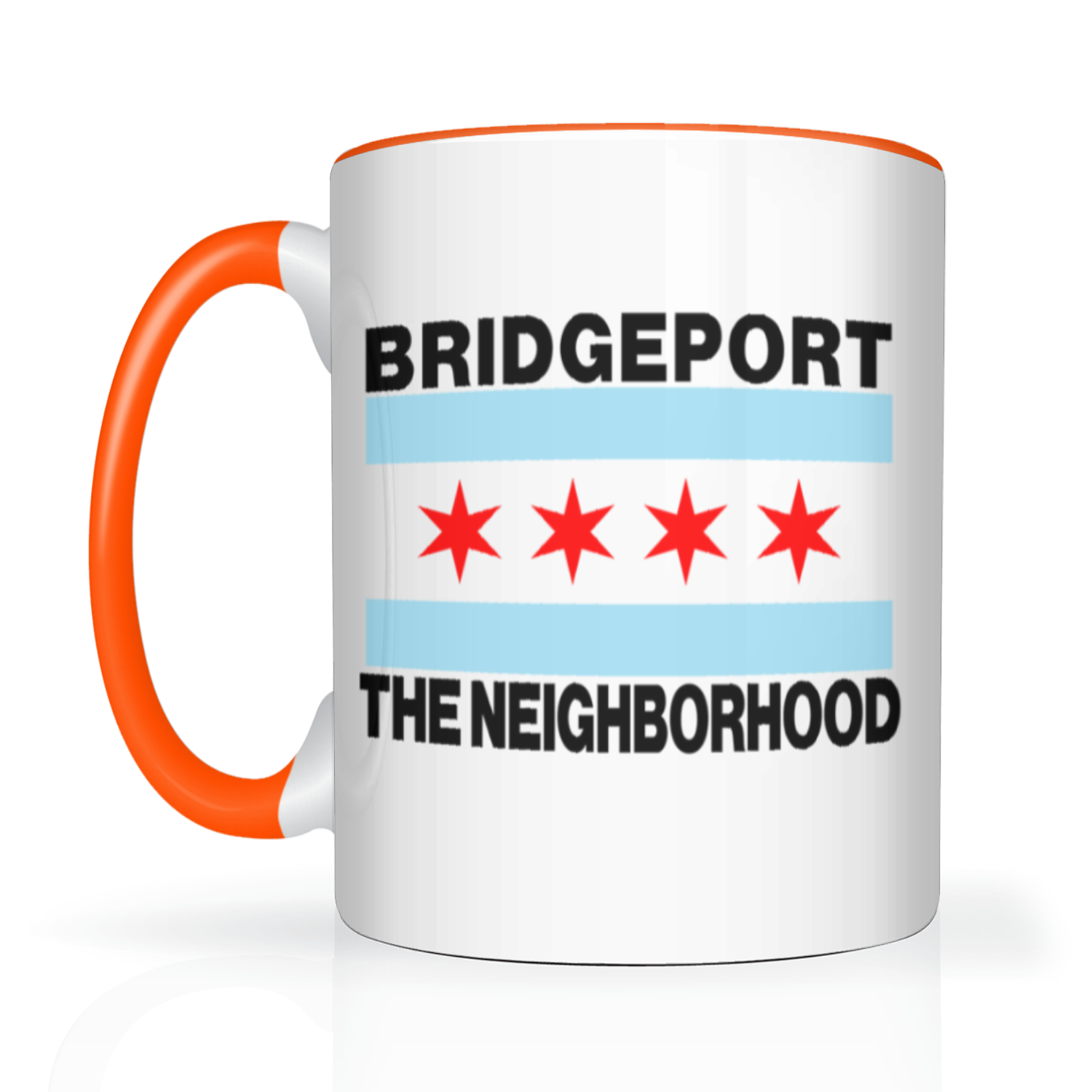 Chicago Flag Bridgeport 2 Tone 15oz Mug