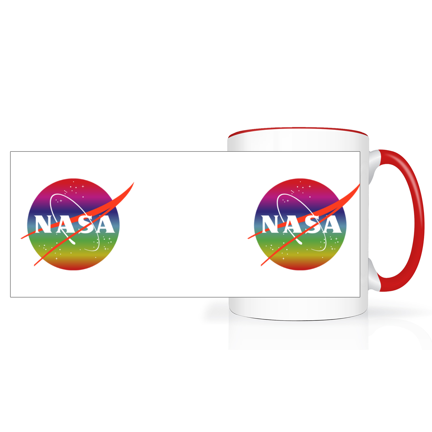 NASA Rainbow 2 Tone 15oz Mug