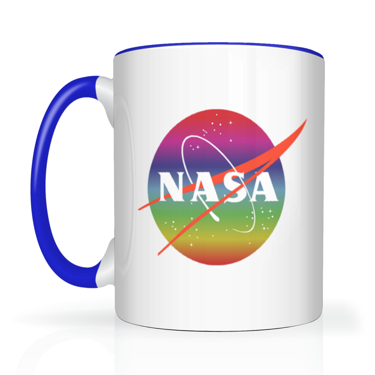 NASA Rainbow 2 Tone 15oz Mug