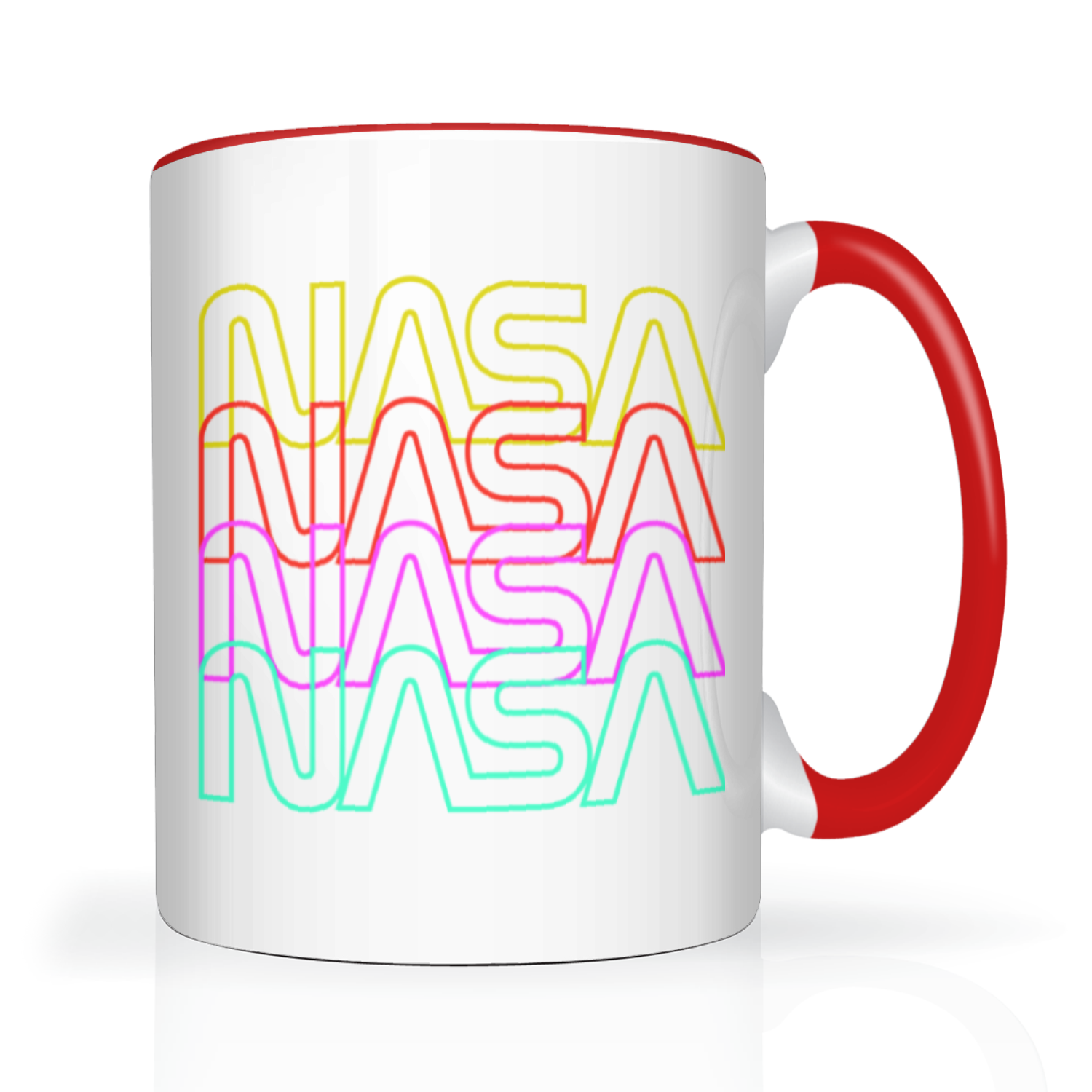 NASA Worm 2 Tone 15oz Mug