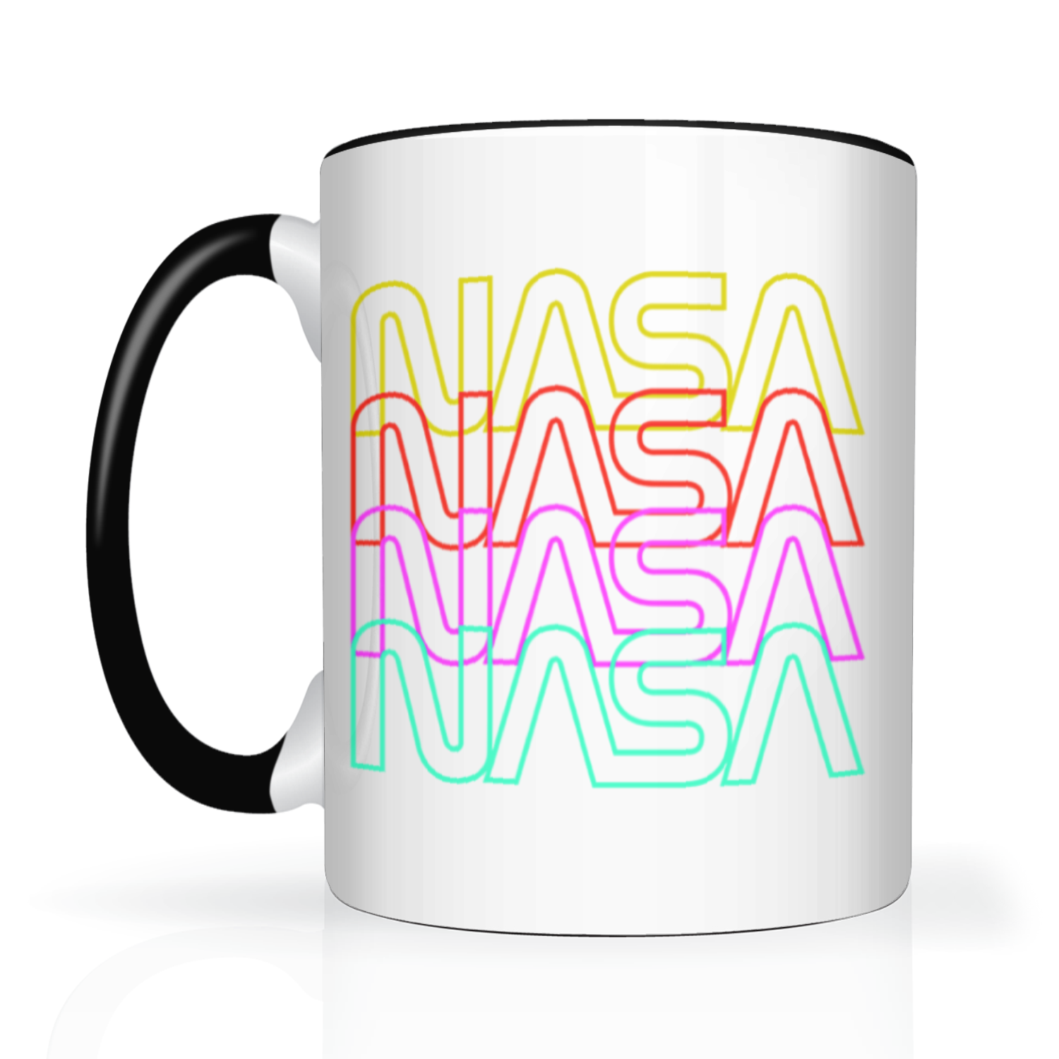 NASA Worm 2 Tone 15oz Mug