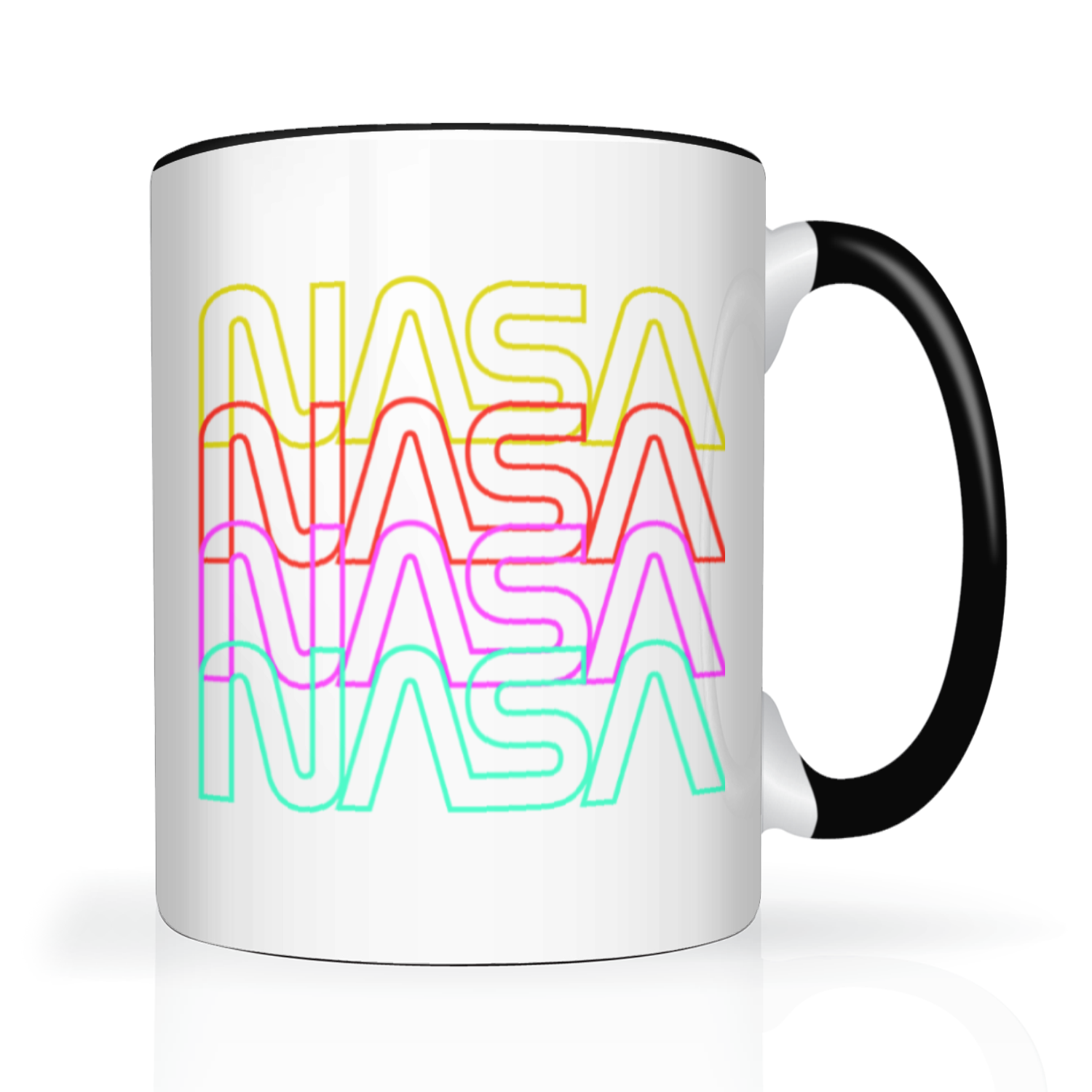 NASA Worm 2 Tone 15oz Mug