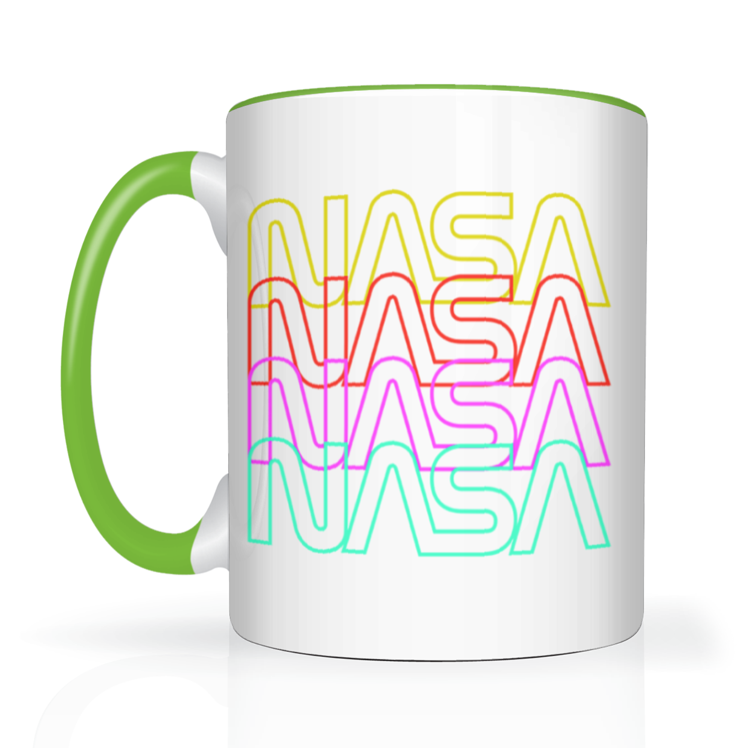 NASA Worm 2 Tone 15oz Mug