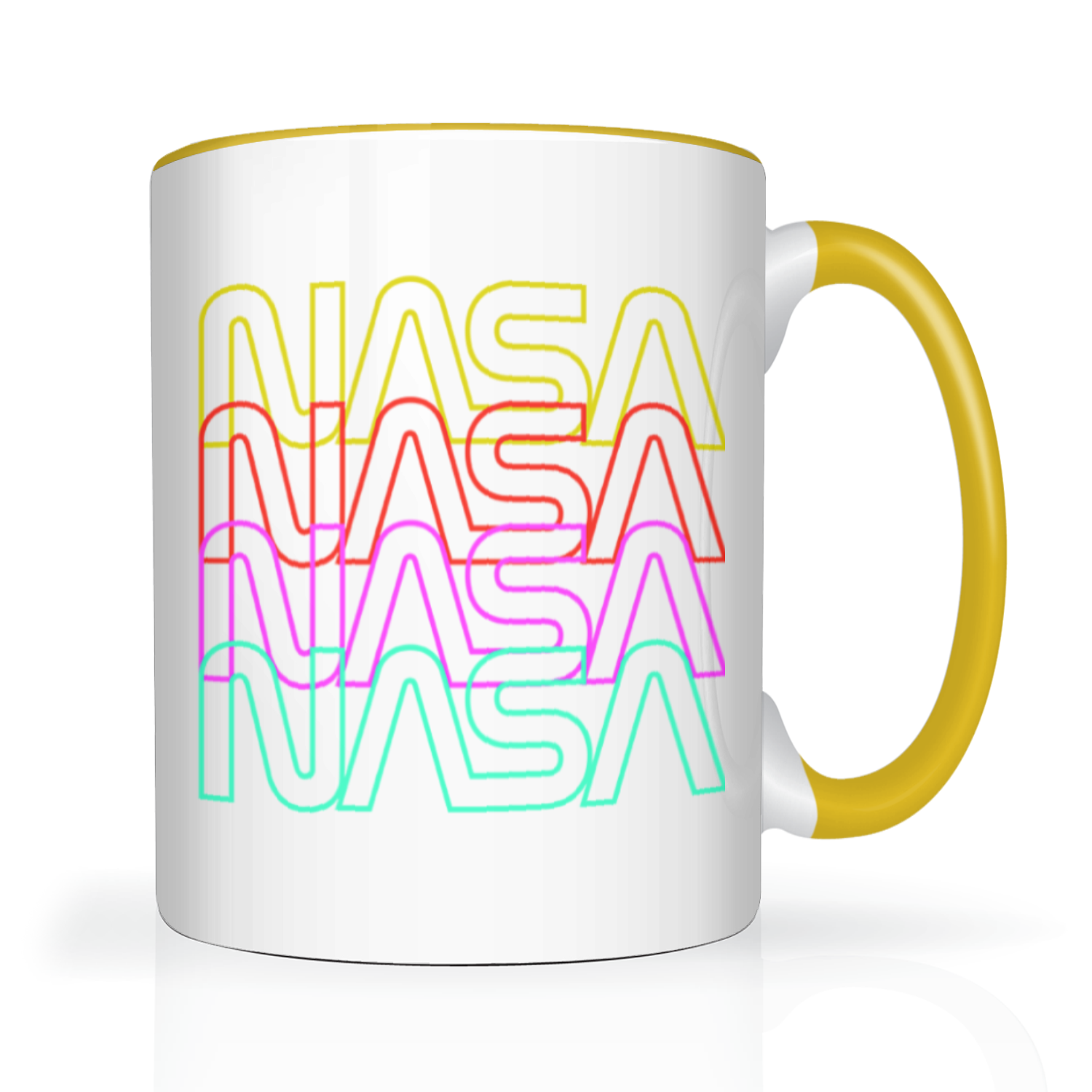 NASA Worm 2 Tone 15oz Mug