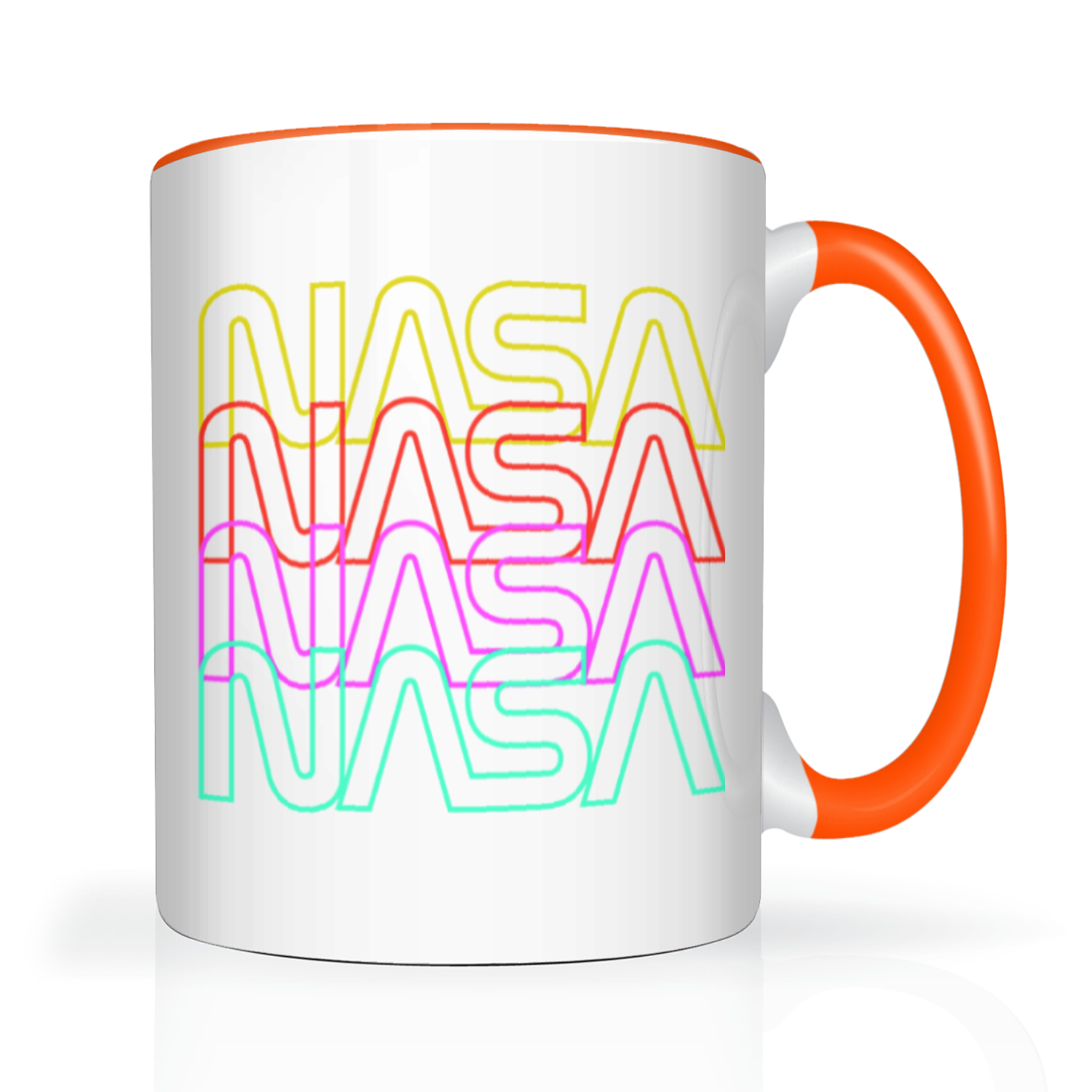 NASA Worm 2 Tone 15oz Mug