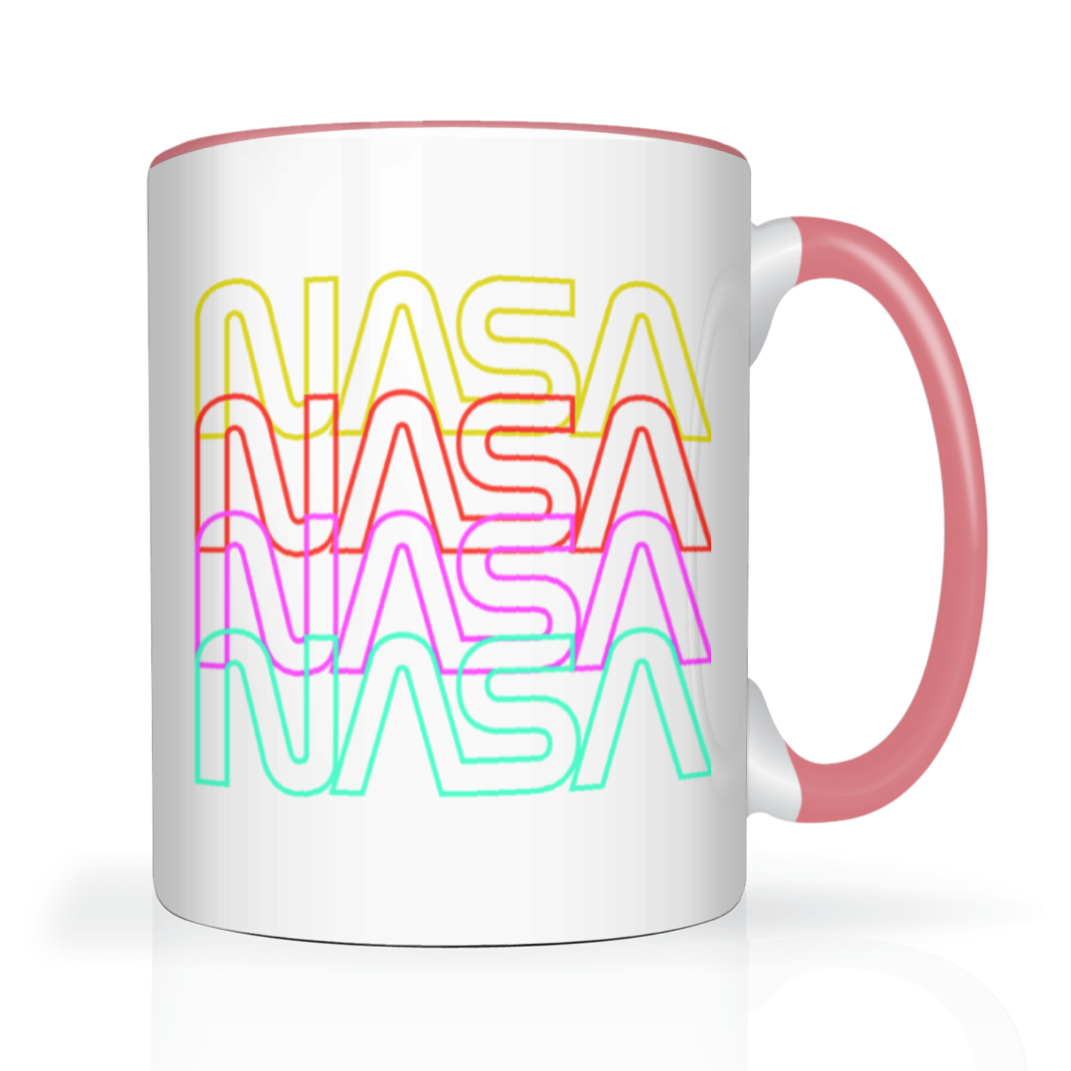 NASA Worm 2 Tone 15oz Mug