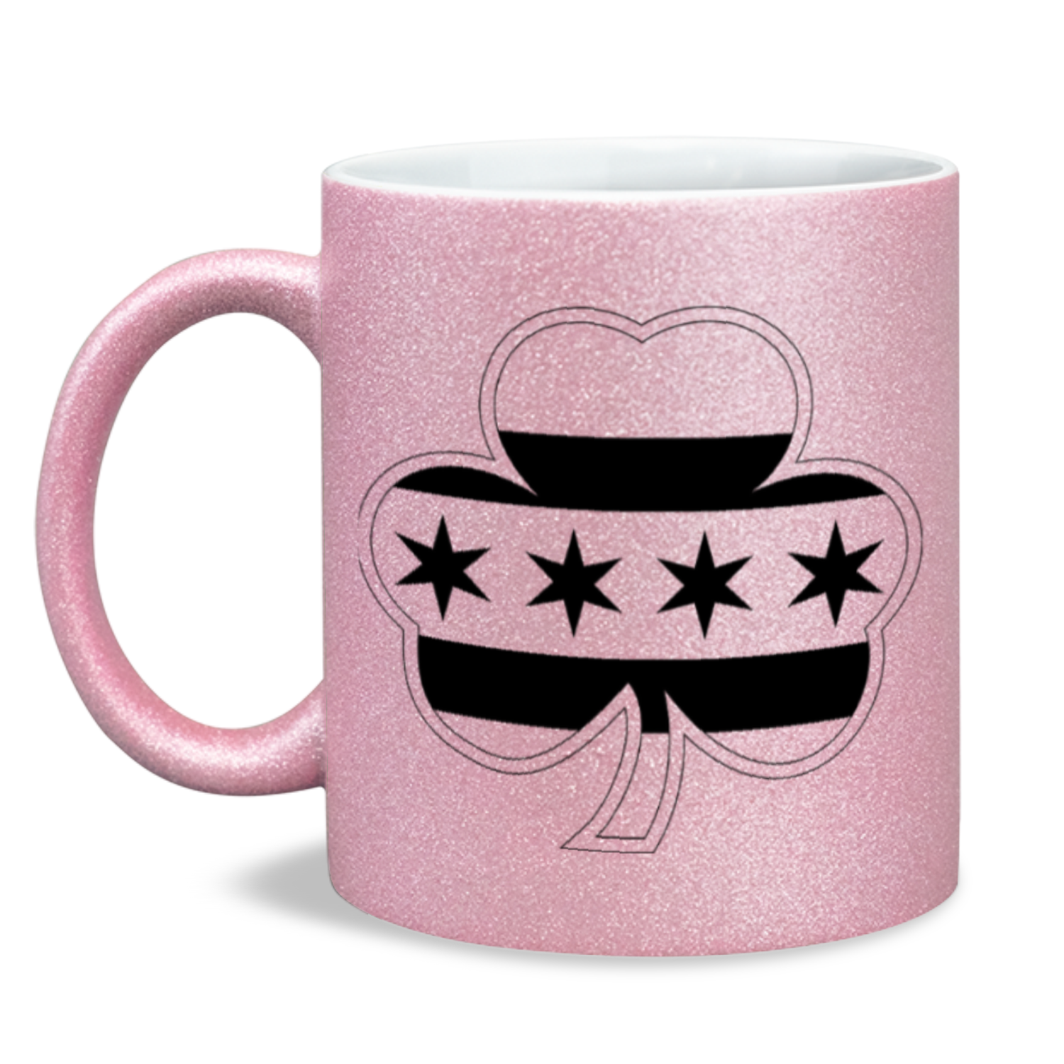 Chicago flag Shamrock St. Patty’s 11oz Sparkling Mug