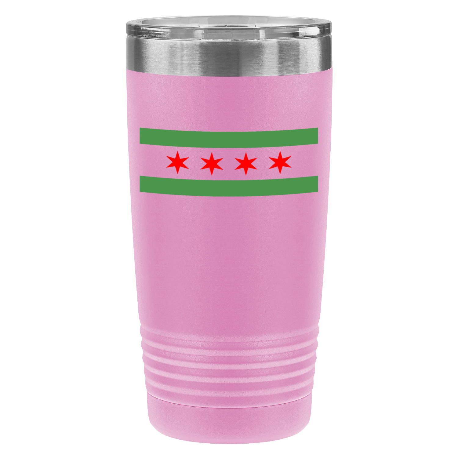 Chicago Flag Green River 20oz UV Tumbler