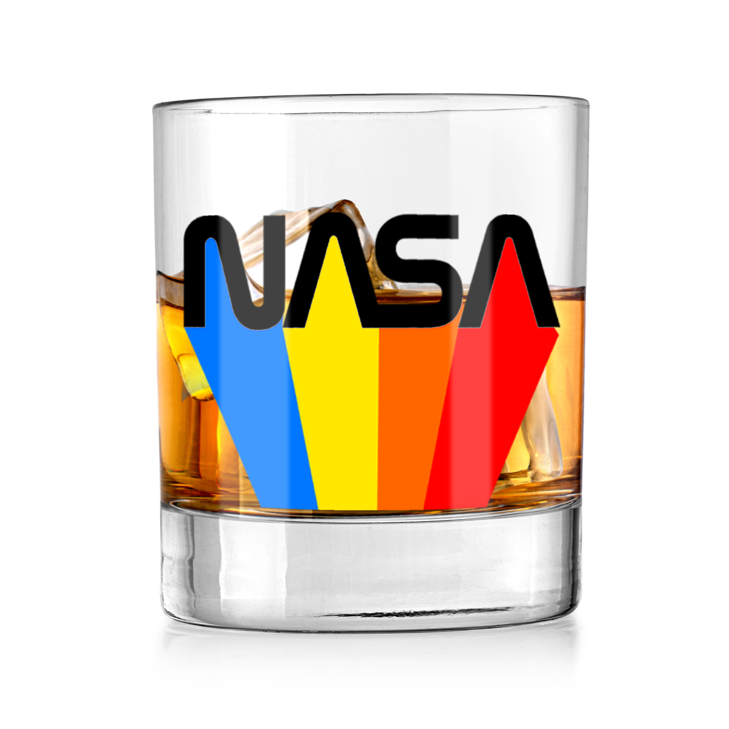 NASA 80’s Retro Whiskey Tumbler