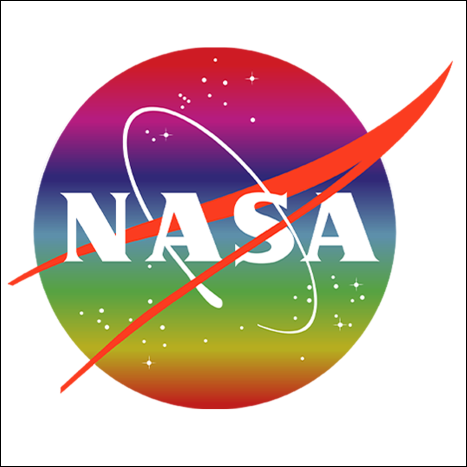 NASA Rainbow Whiskey Tumbler