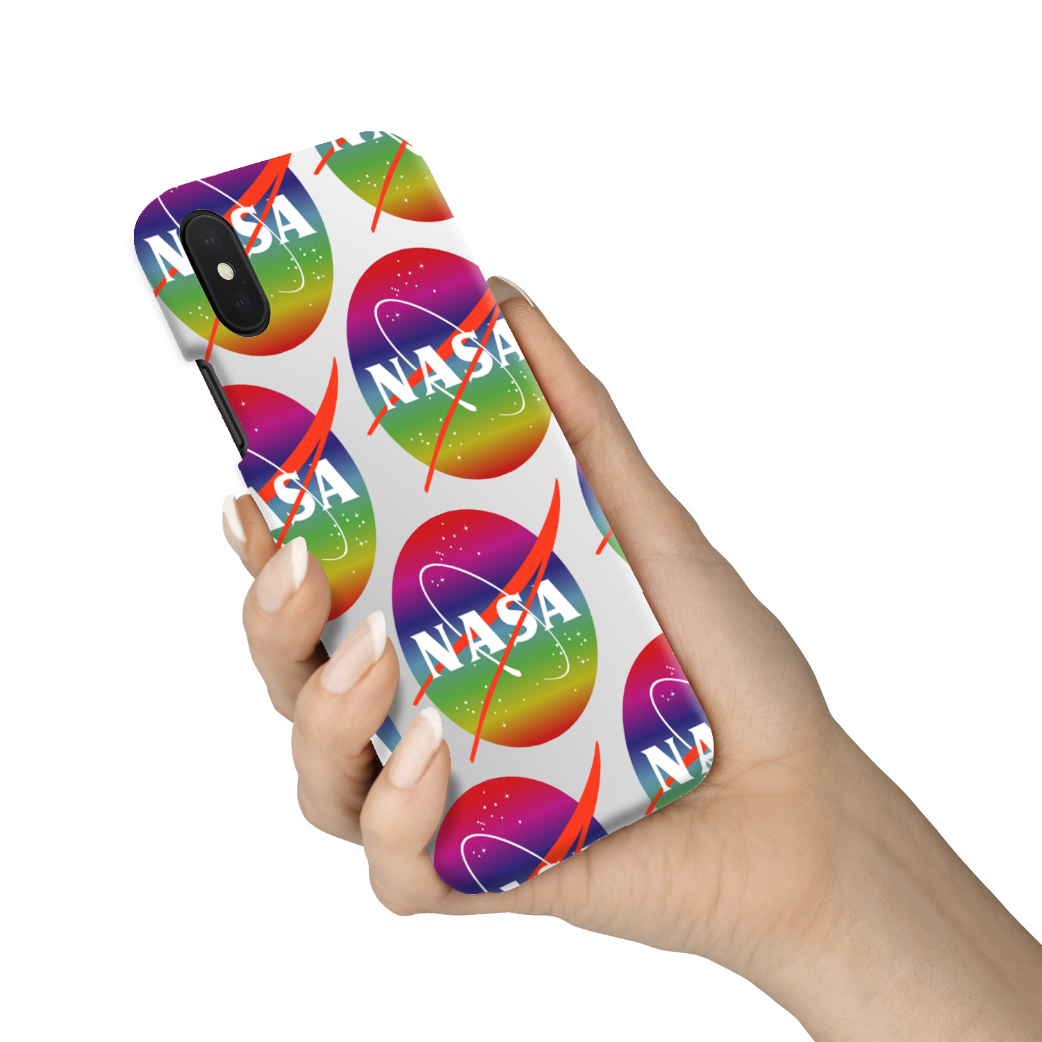 NASA Rainbow Slim Phone Case