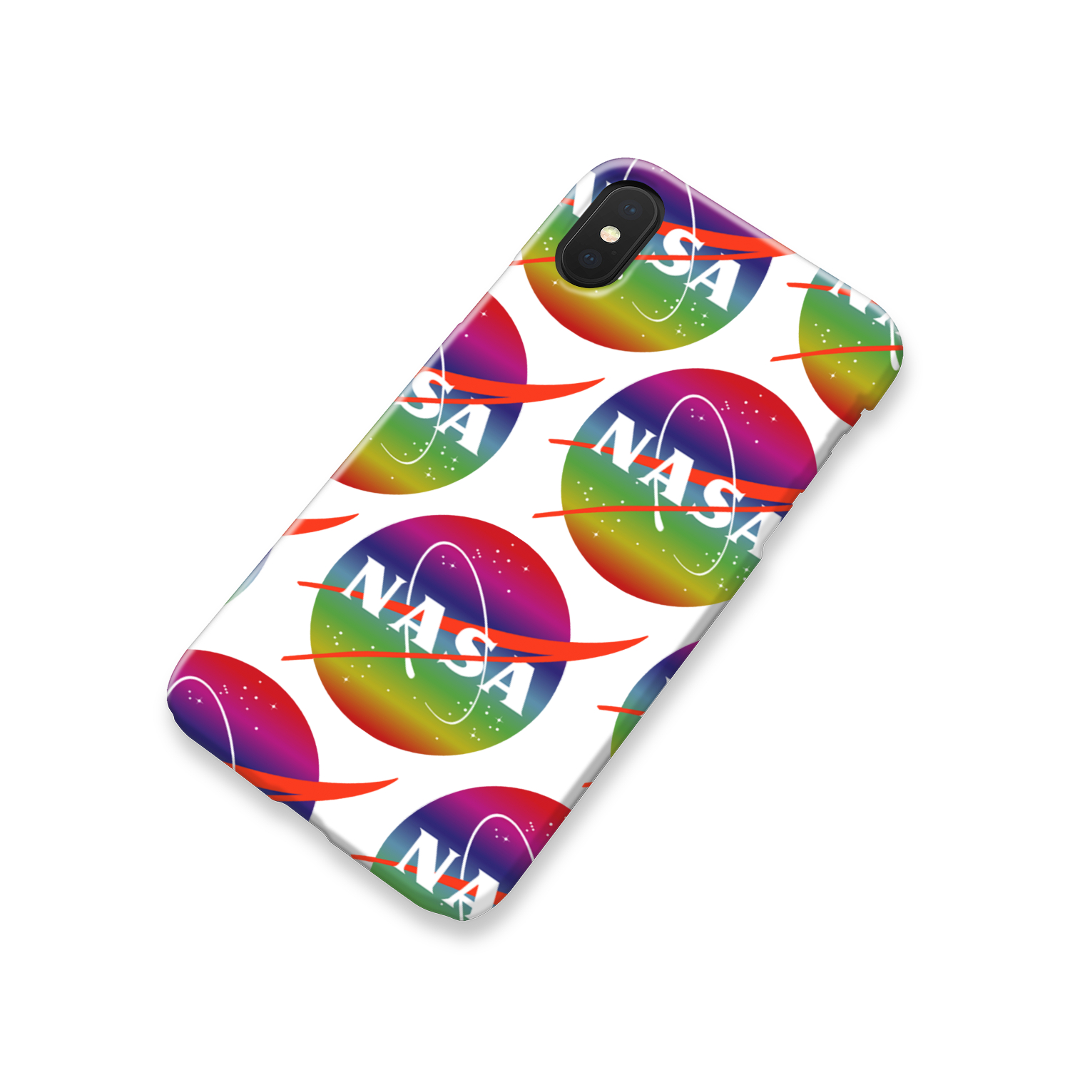 NASA Rainbow Slim Phone Case