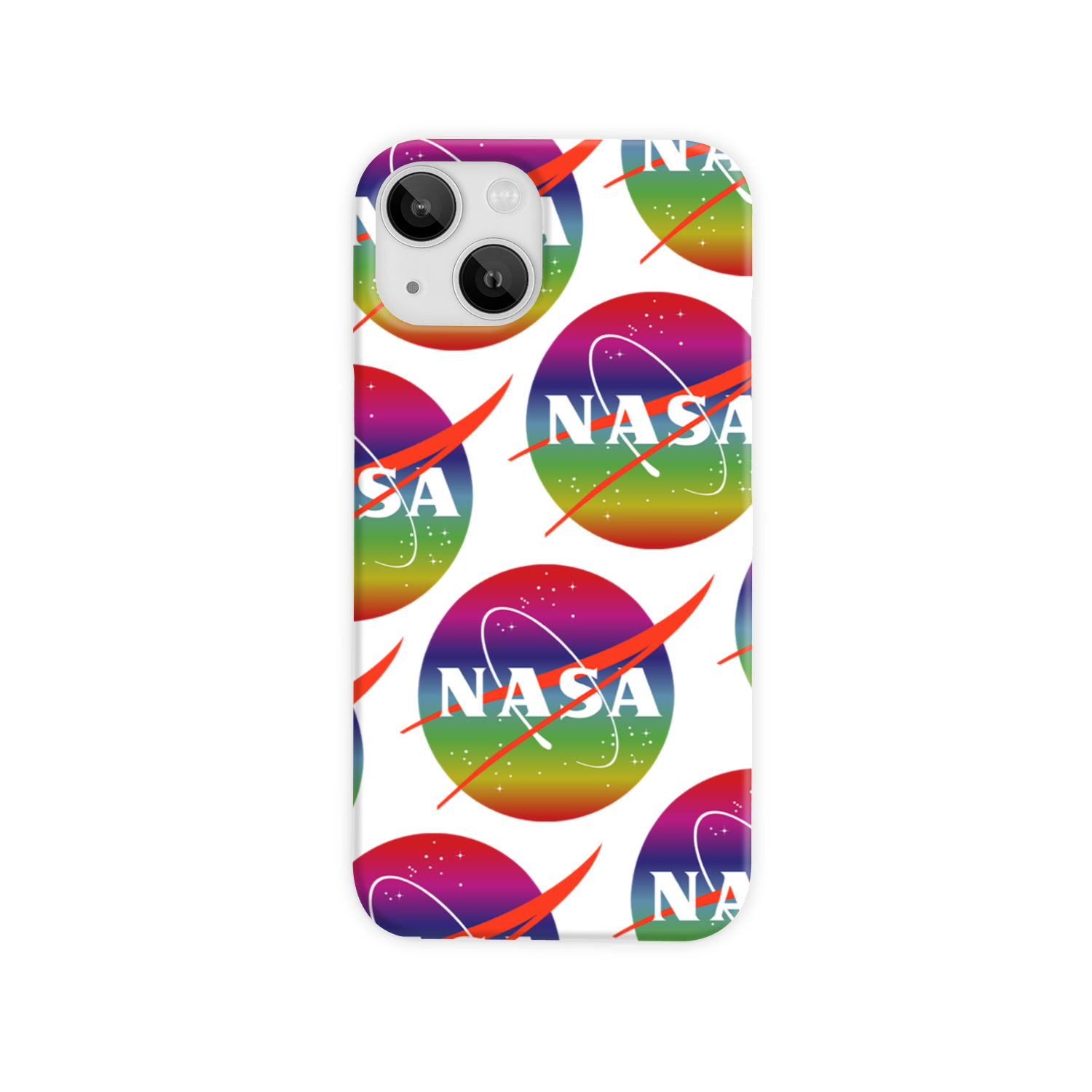 NASA Rainbow Slim Phone Case