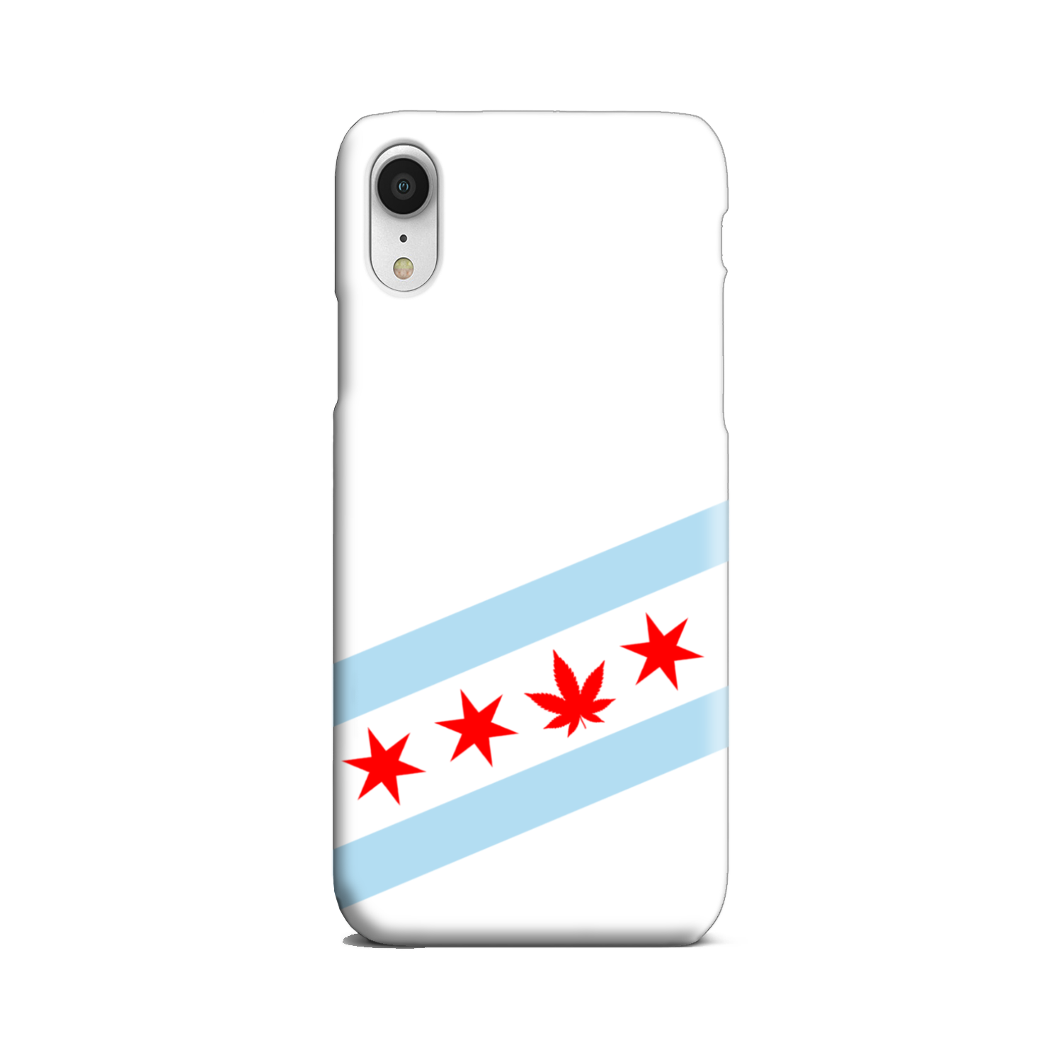 Chicago Flag Single Pot Leaf Slim Phone Case