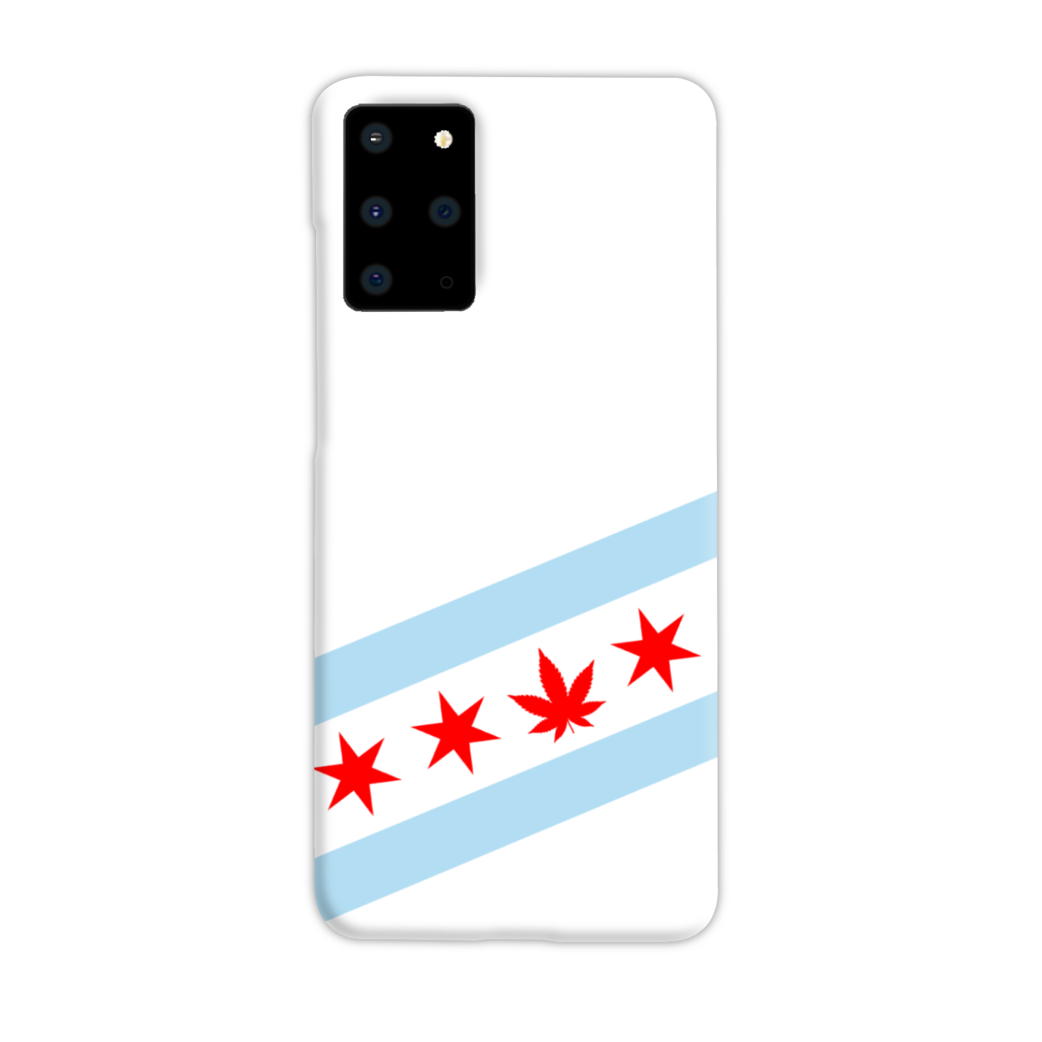 Chicago Flag Single Pot Leaf Slim Phone Case