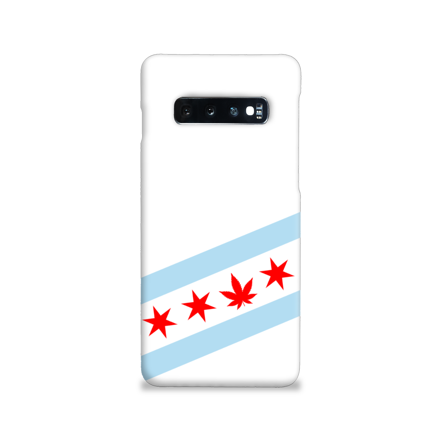 Chicago Flag Single Pot Leaf Slim Phone Case