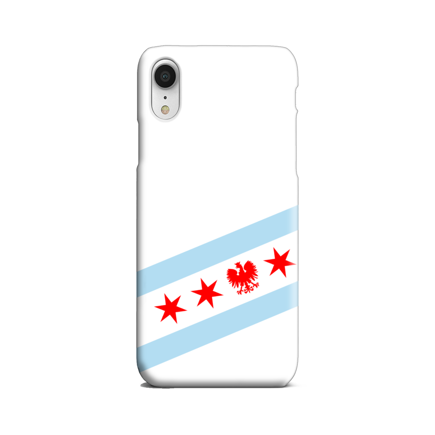 Chicago Flag Polish Single Eagle Slim Phone Case