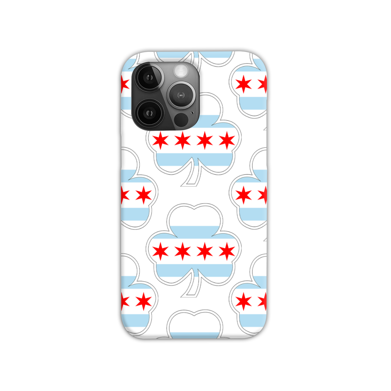 Chicago Flag Shamrock St. Patty's Slim Phone Case