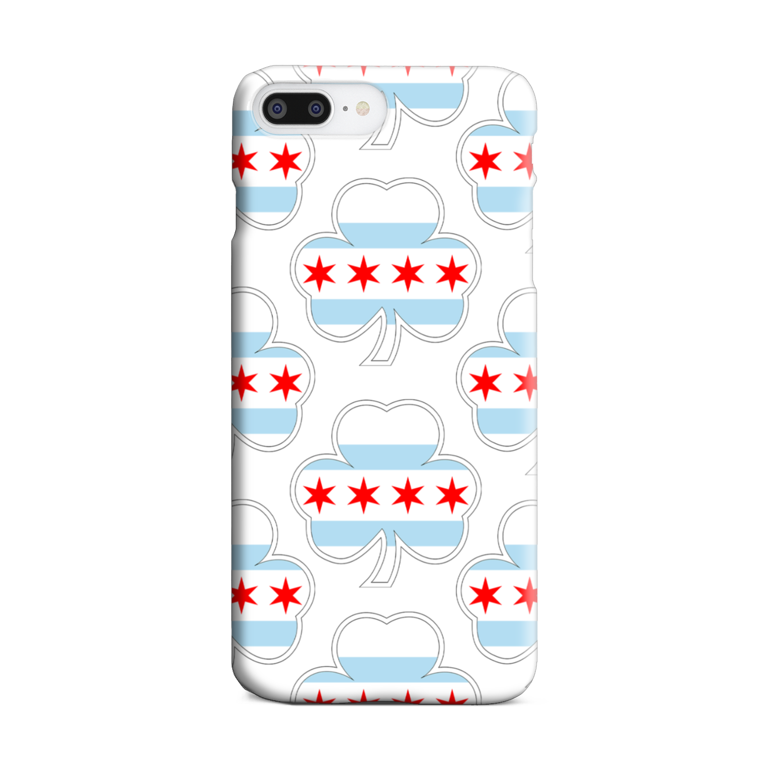 Chicago Flag Shamrock St. Patty's Slim Phone Case