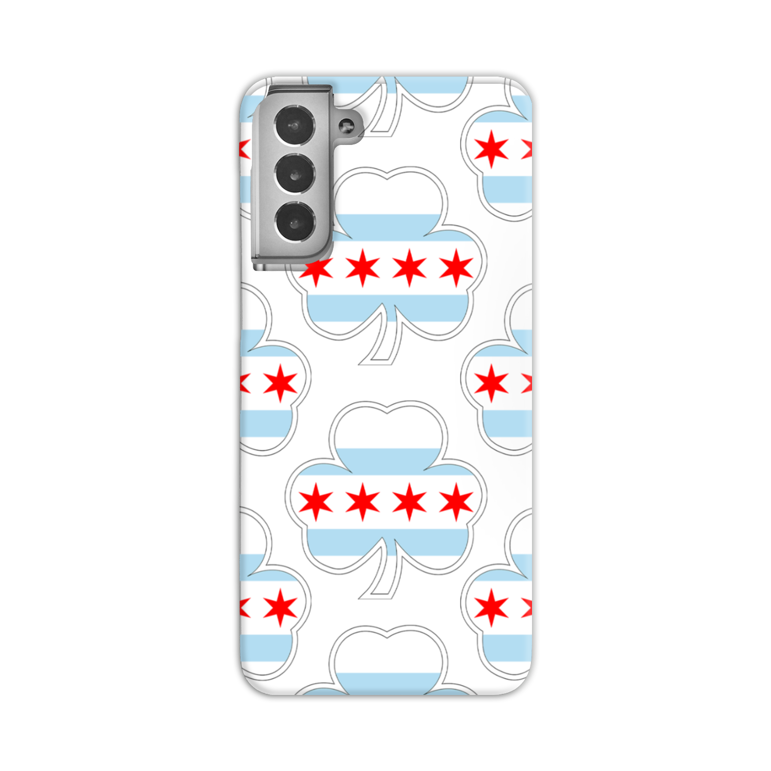 Chicago Flag Shamrock St. Patty's Slim Phone Case