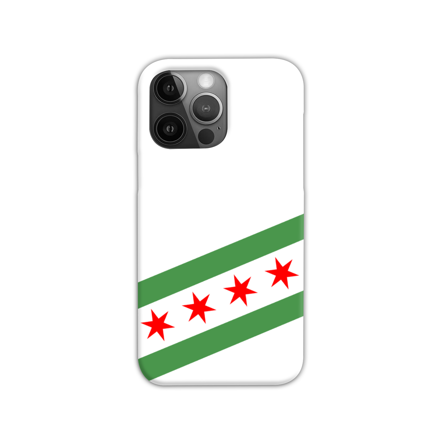 Chicago Flag Green River Slim Phone Case