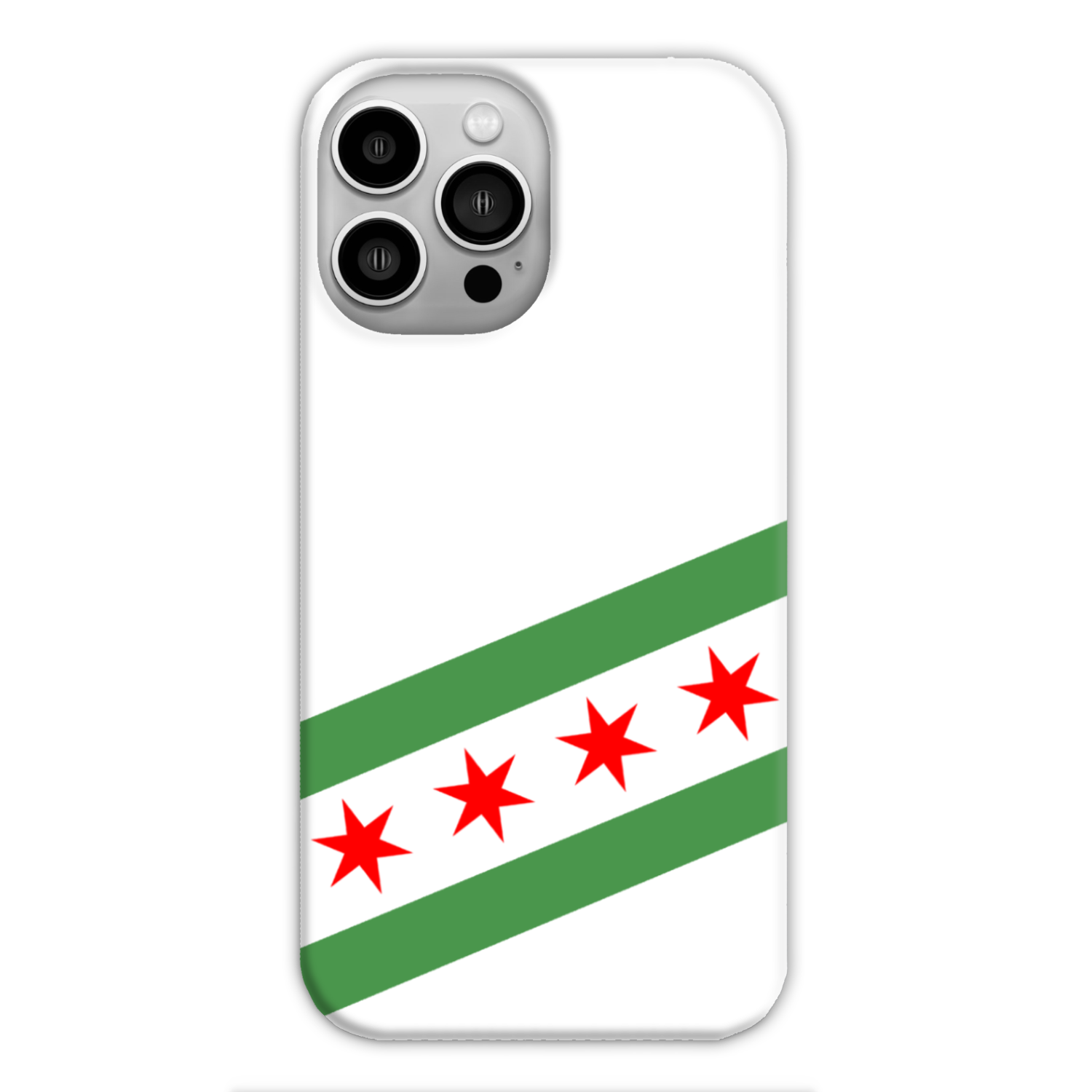 Chicago Flag Green River Slim Phone Case