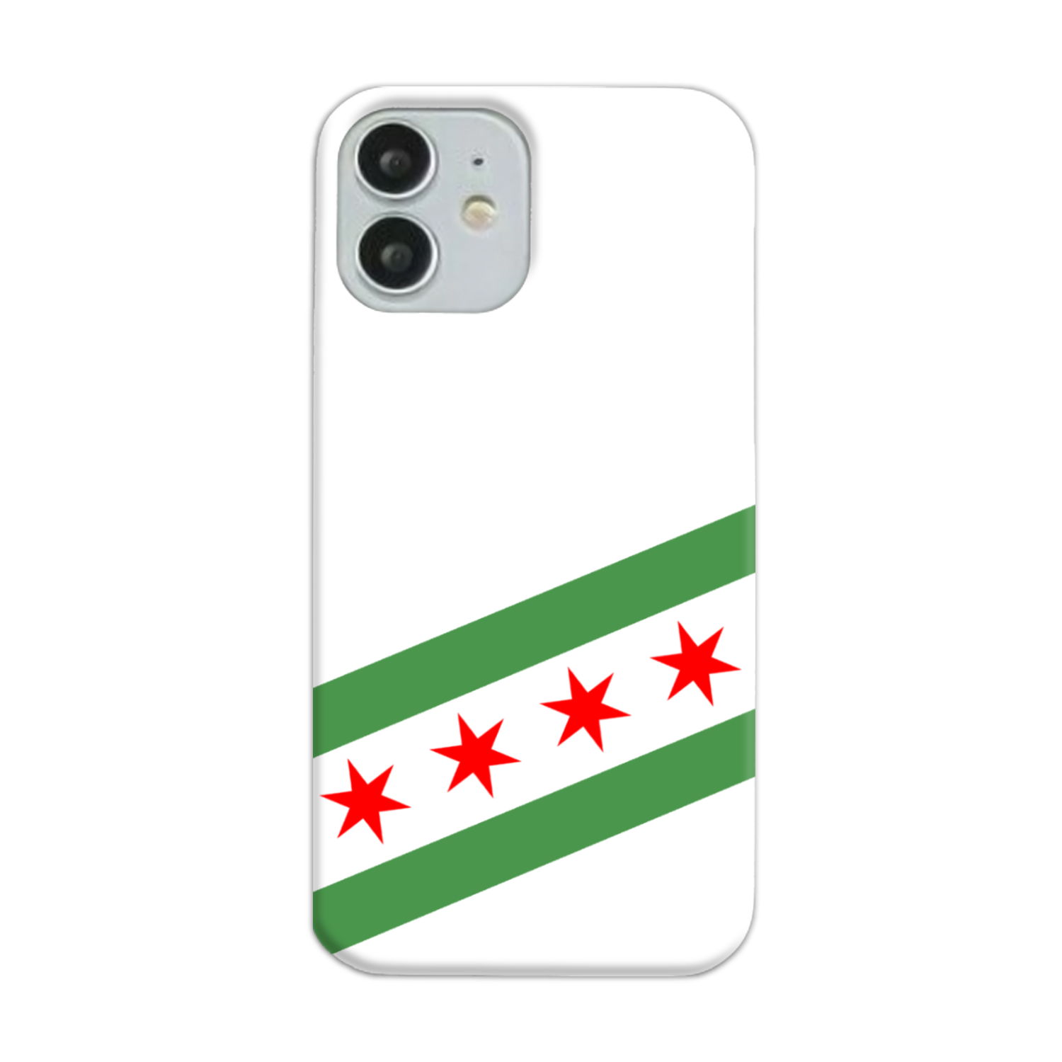 Chicago Flag Green River Slim Phone Case