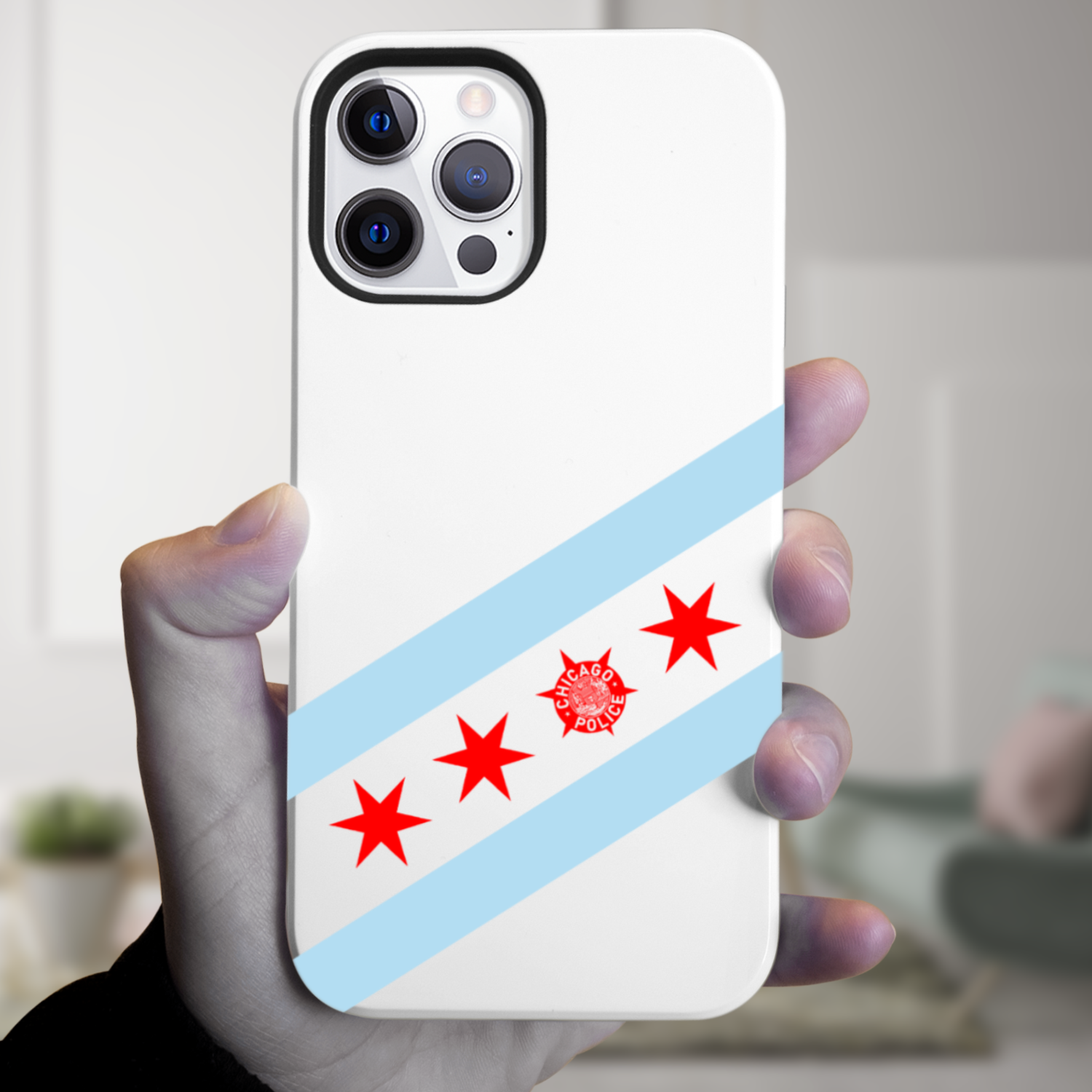 Chicago PD Flag Tough Phone Case