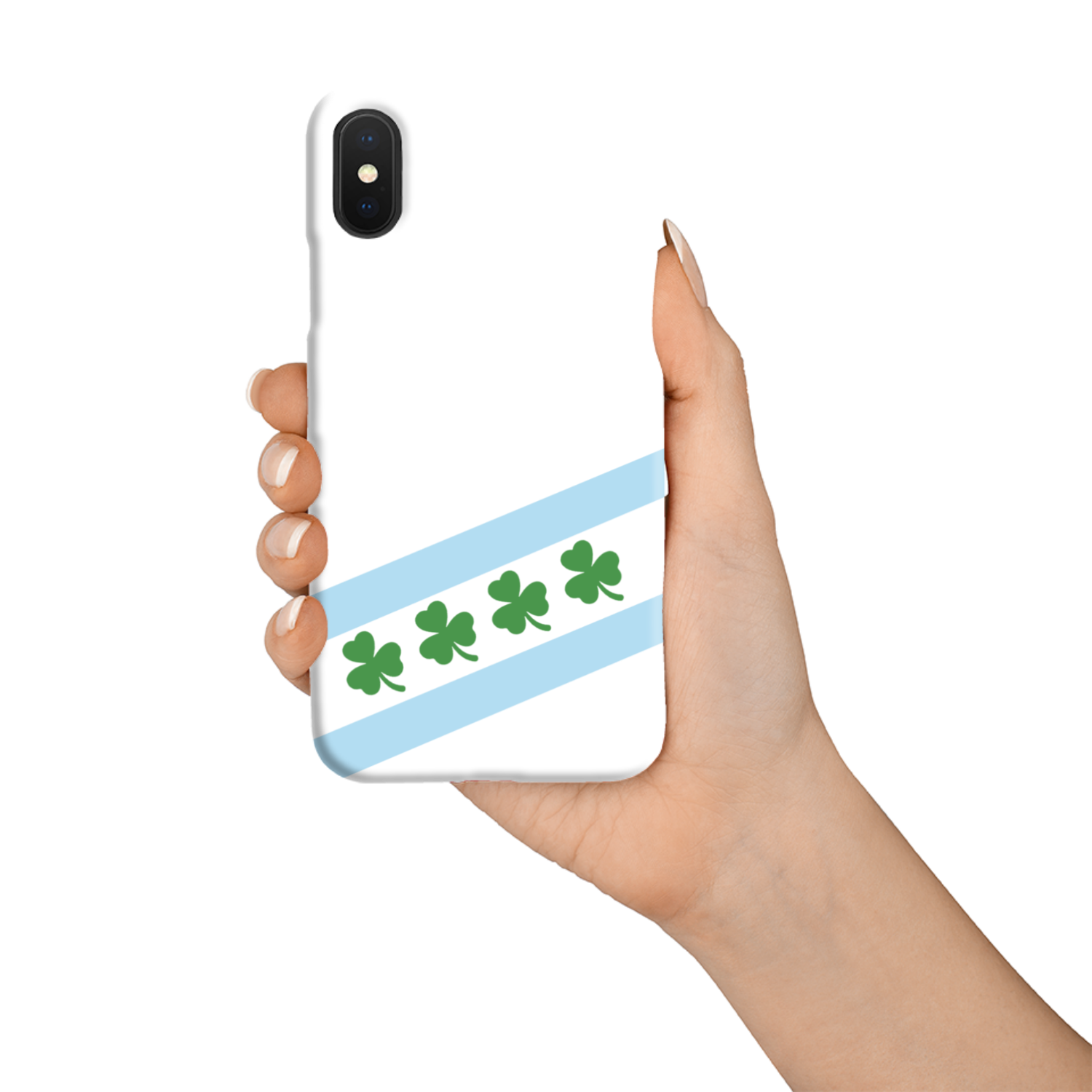 Chicago Flag Shamrock Tough Phone Case