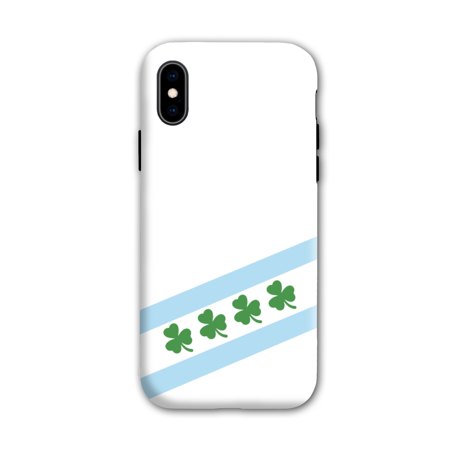 Chicago Flag Shamrock Tough Phone Case