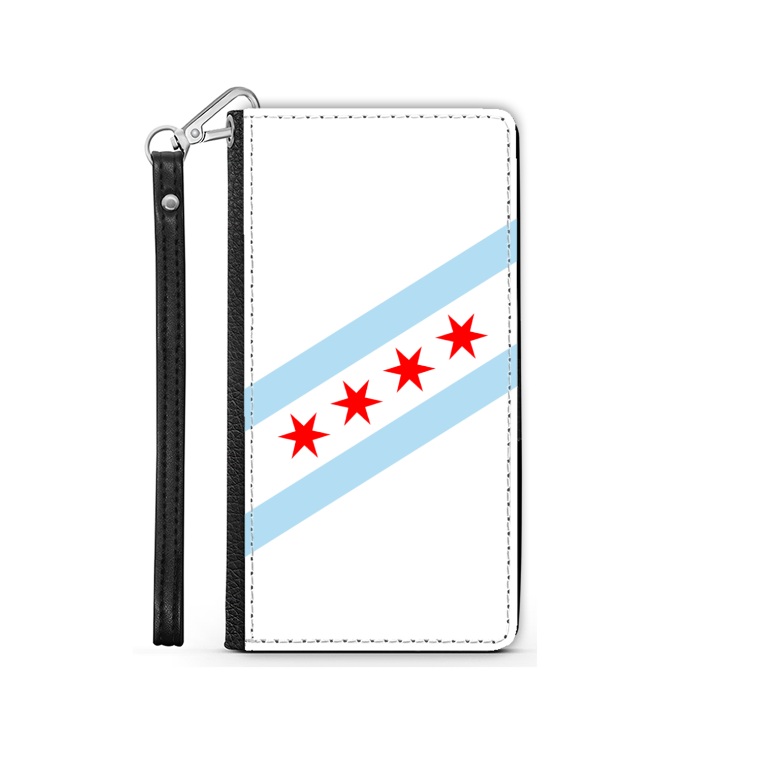 Chicago Flag Wallet Phone Case